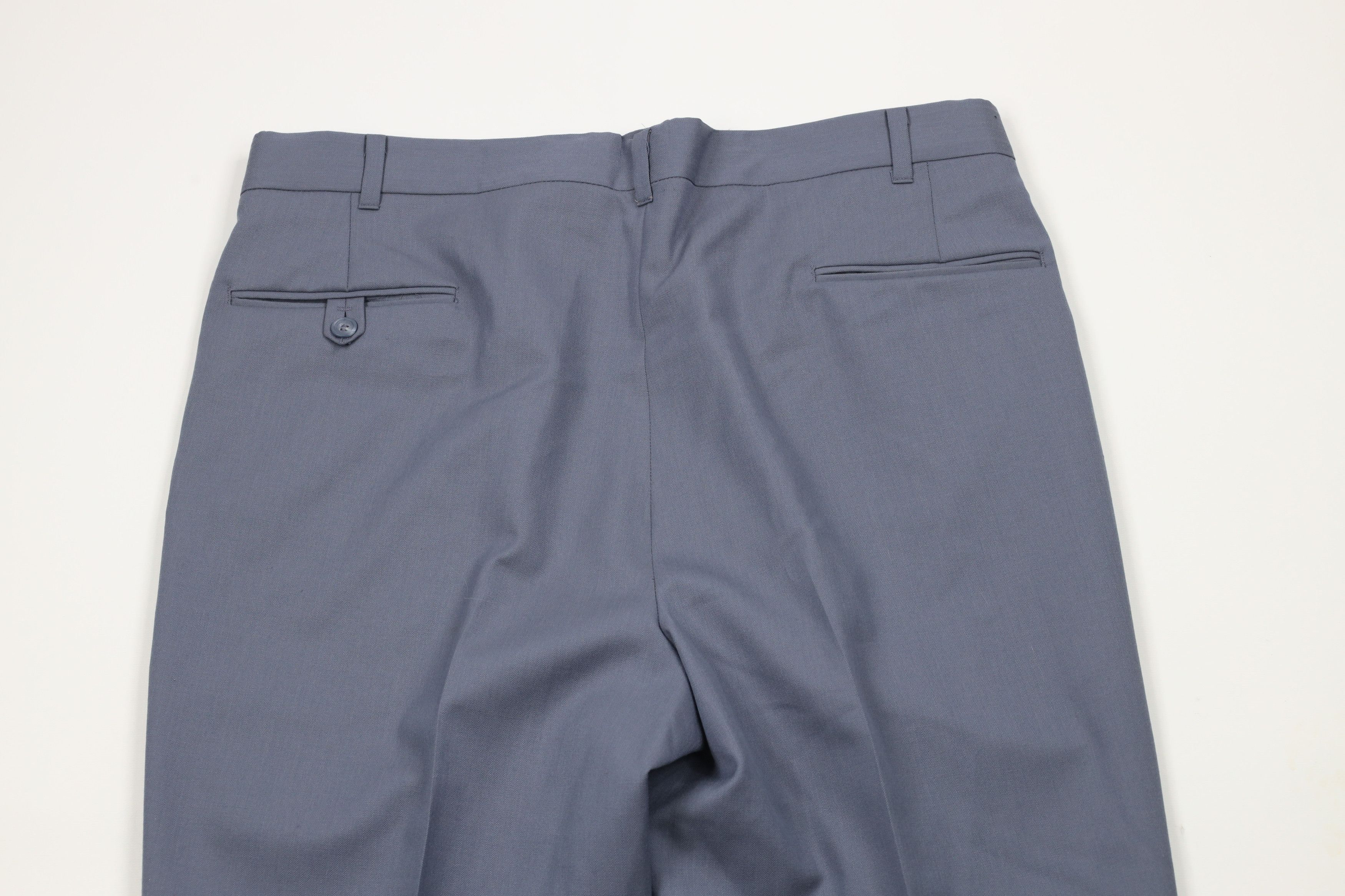 Vintage Vintage 70s Streetwear Herringbone Wide Leg Chino Pants USA Size US 36 / EU 52 - 9 Thumbnail