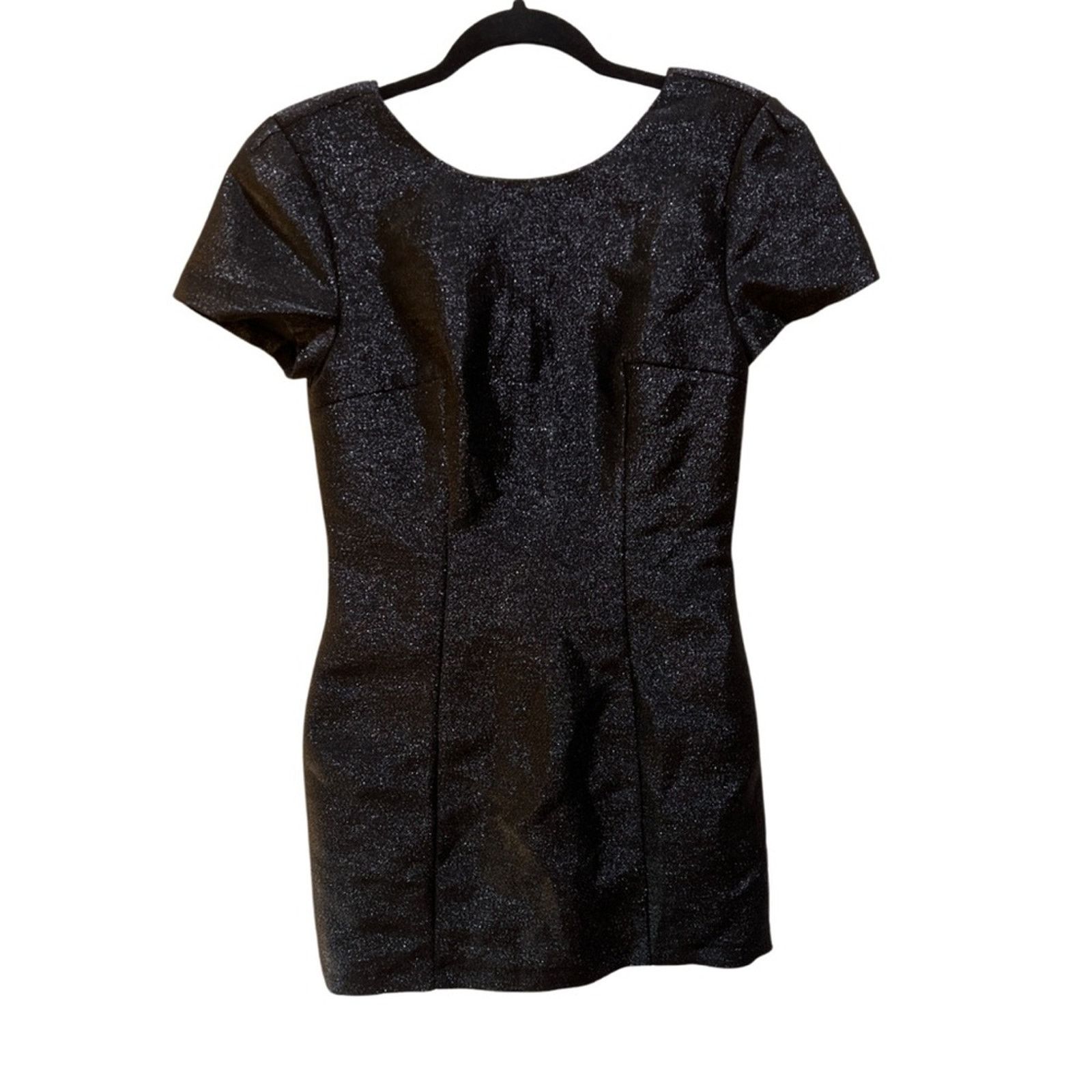 Express Express Metallic Deep Back V Dress Size 2 Size XS / US 0-2 / IT 36-38 - 1 Thumbnail