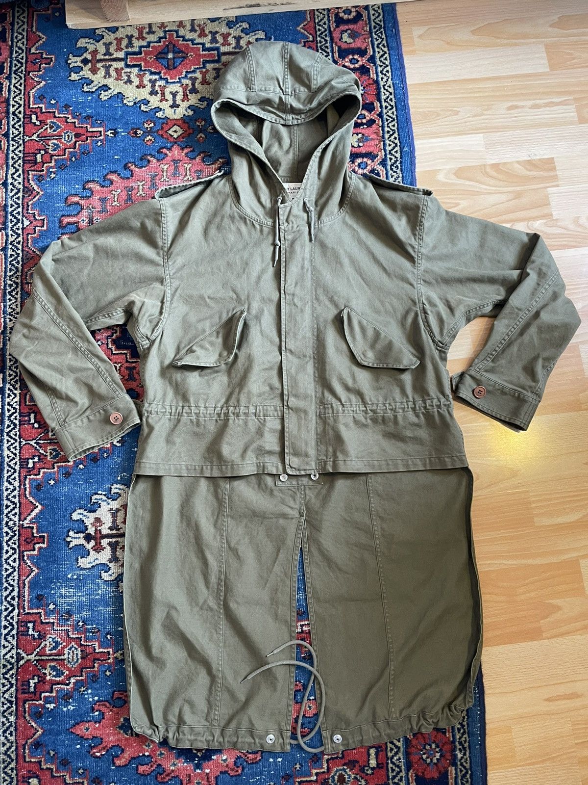 Saint Laurent Paris Fw13 Saint Laurent by Hedi Slimane Tailcoat Parka Size US M / EU 48-50 / 2 - 1 Thumbnail