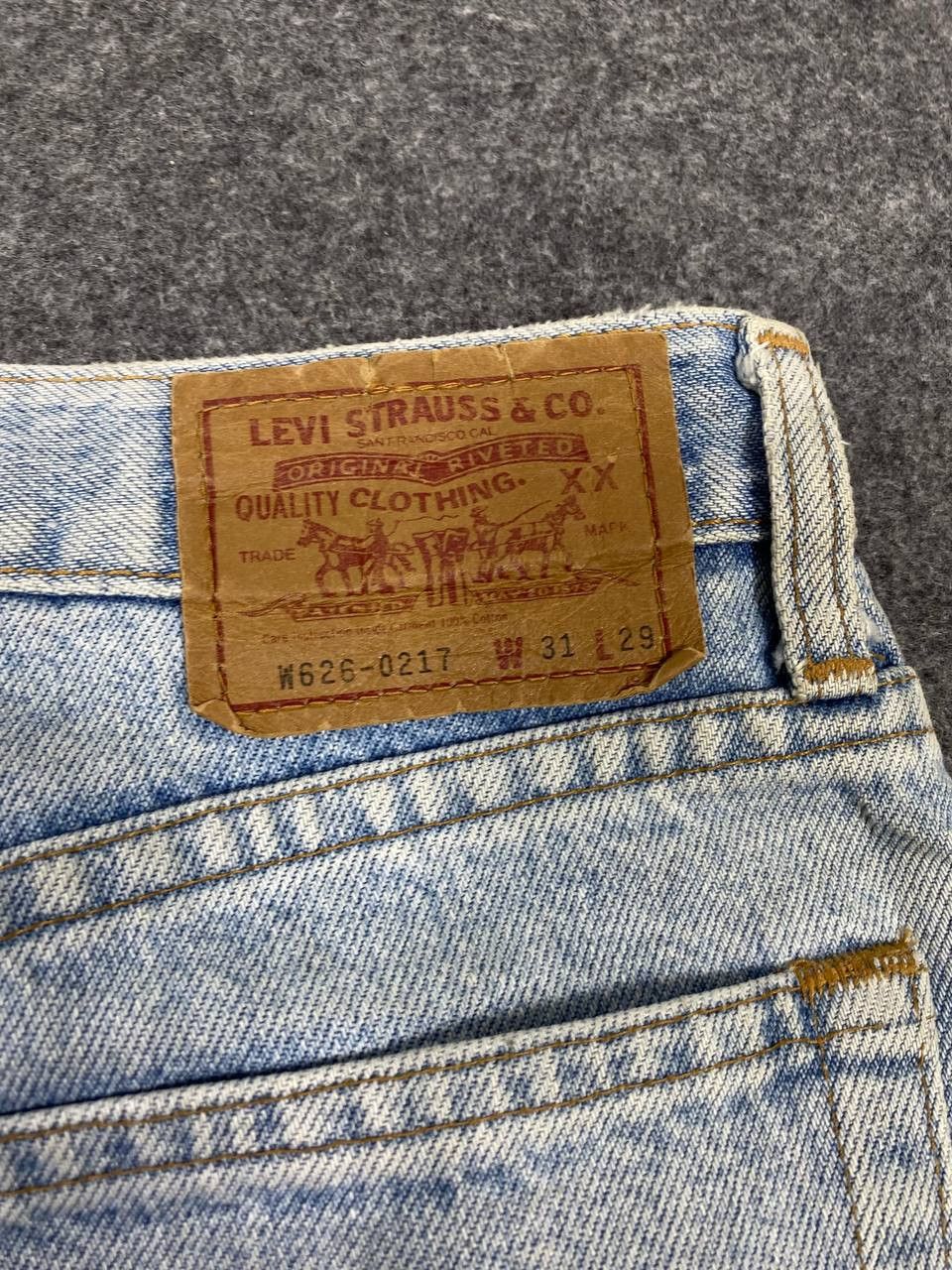 Levi's vintage levis 626 nice design denim Size US 29 - 7 Thumbnail