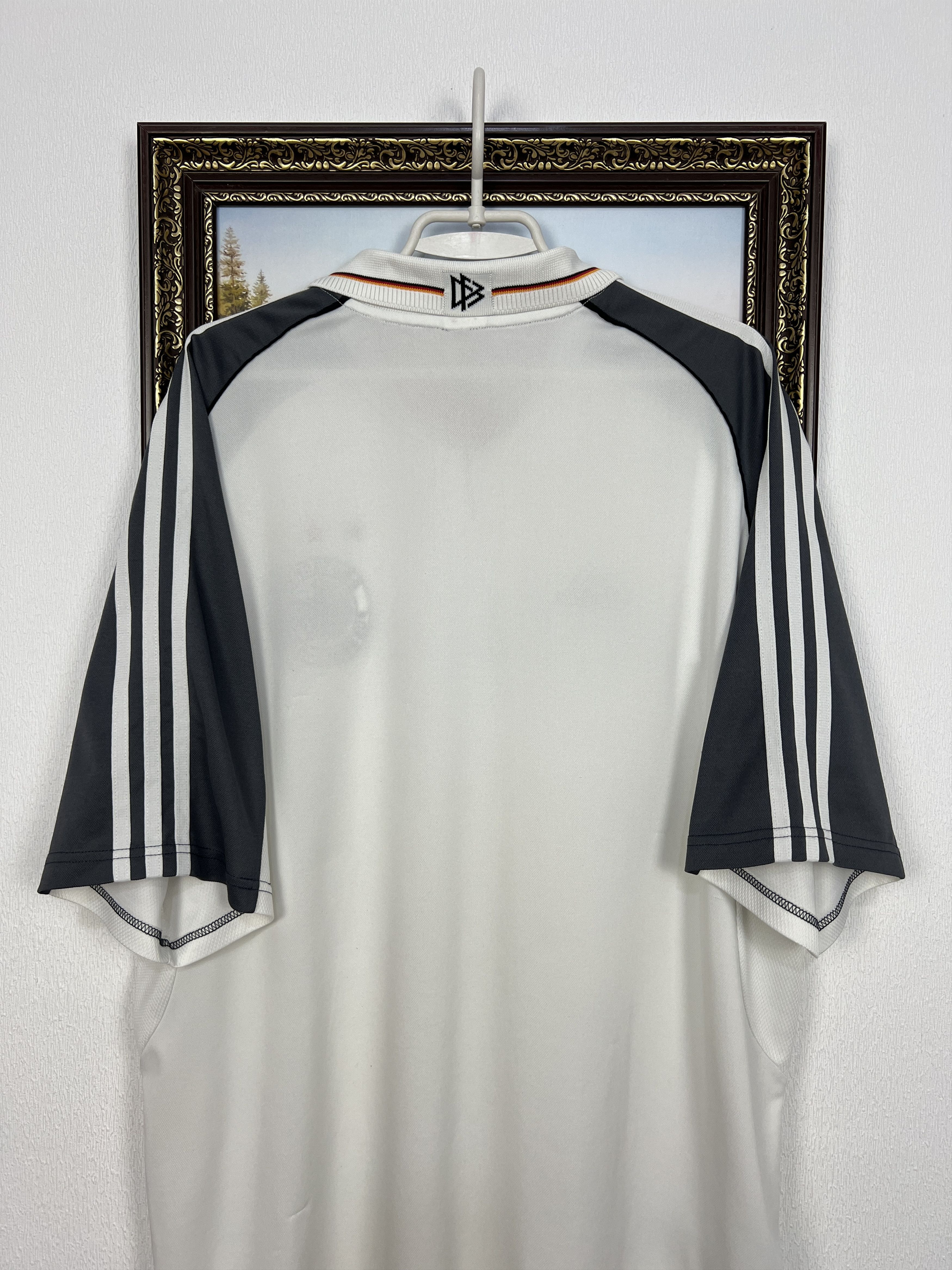 Adidas Germany Home football shirt 2000 Soccer Adidas National Team Size US XXL / EU 58 / 5 - 13 Thumbnail