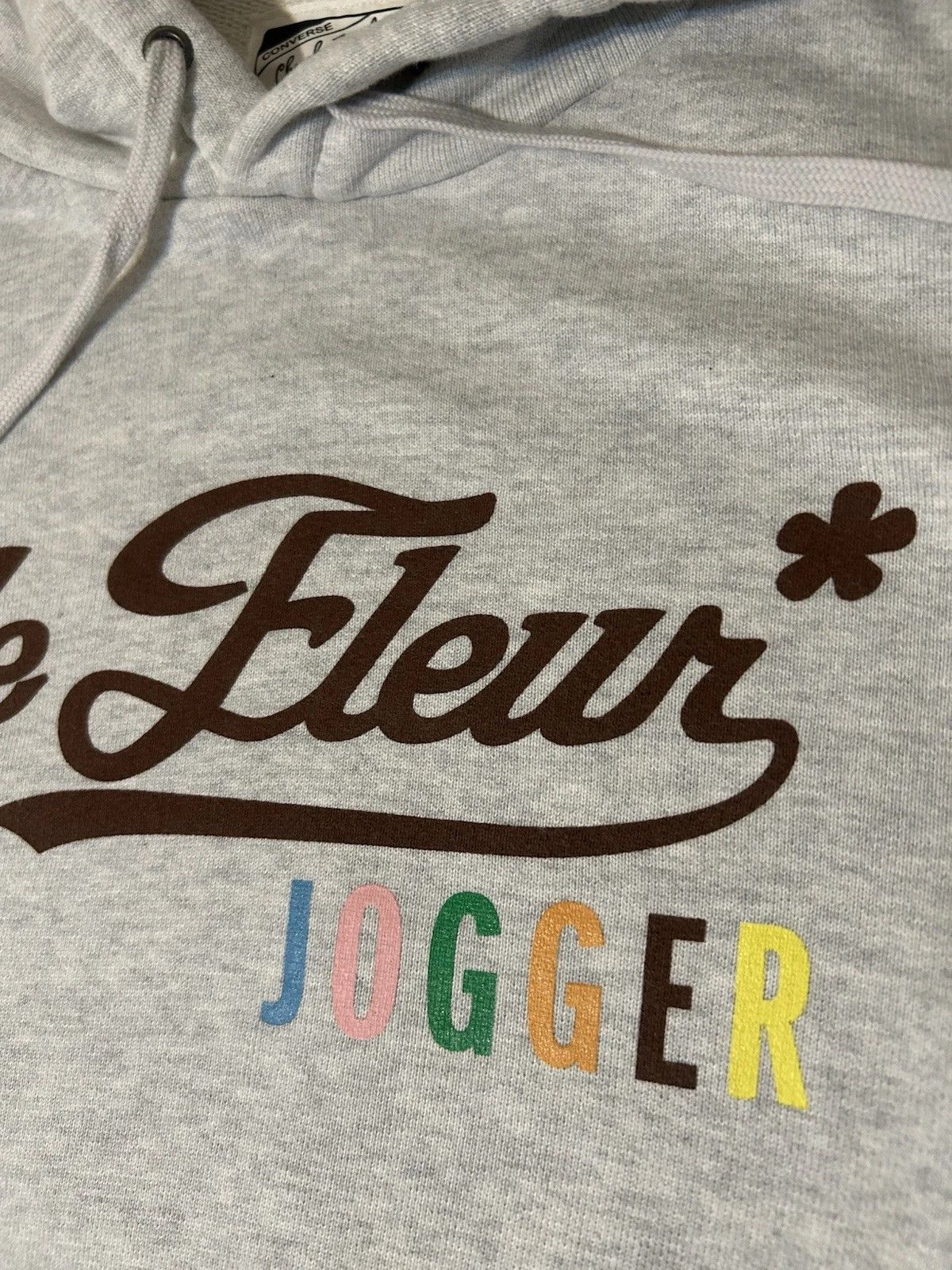 Converse Golf Le Fleur Camp Flog Gnaw Converse Hoodie Grey LARGE Size US L / EU 52-54 / 3 - 3 Thumbnail