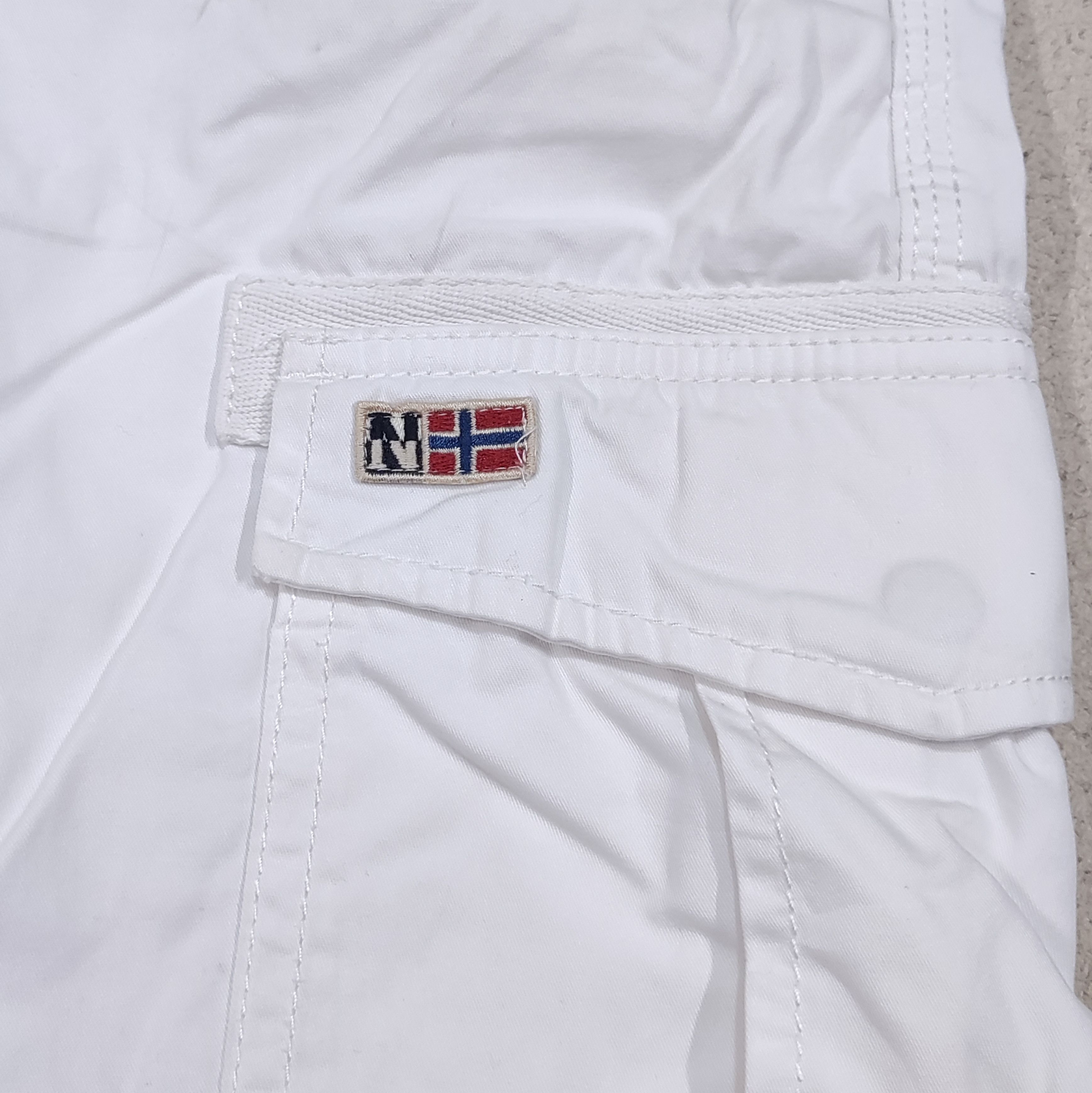 Napapijri Napapijri Noto Combat Geographic Cargo Mid Slim Shorts Size US 32 / EU 48 - 4 Thumbnail