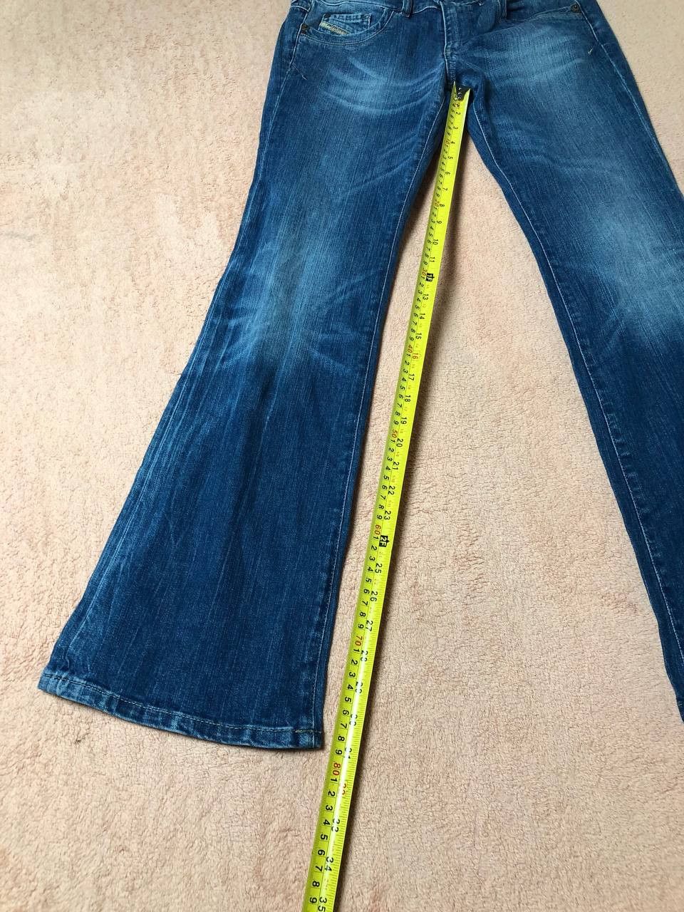 Diesel × Japanese Brand Vintage Diesel Y2K distressed Flare denim pants Size 30" / US 8 / IT 44 - 9 Thumbnail