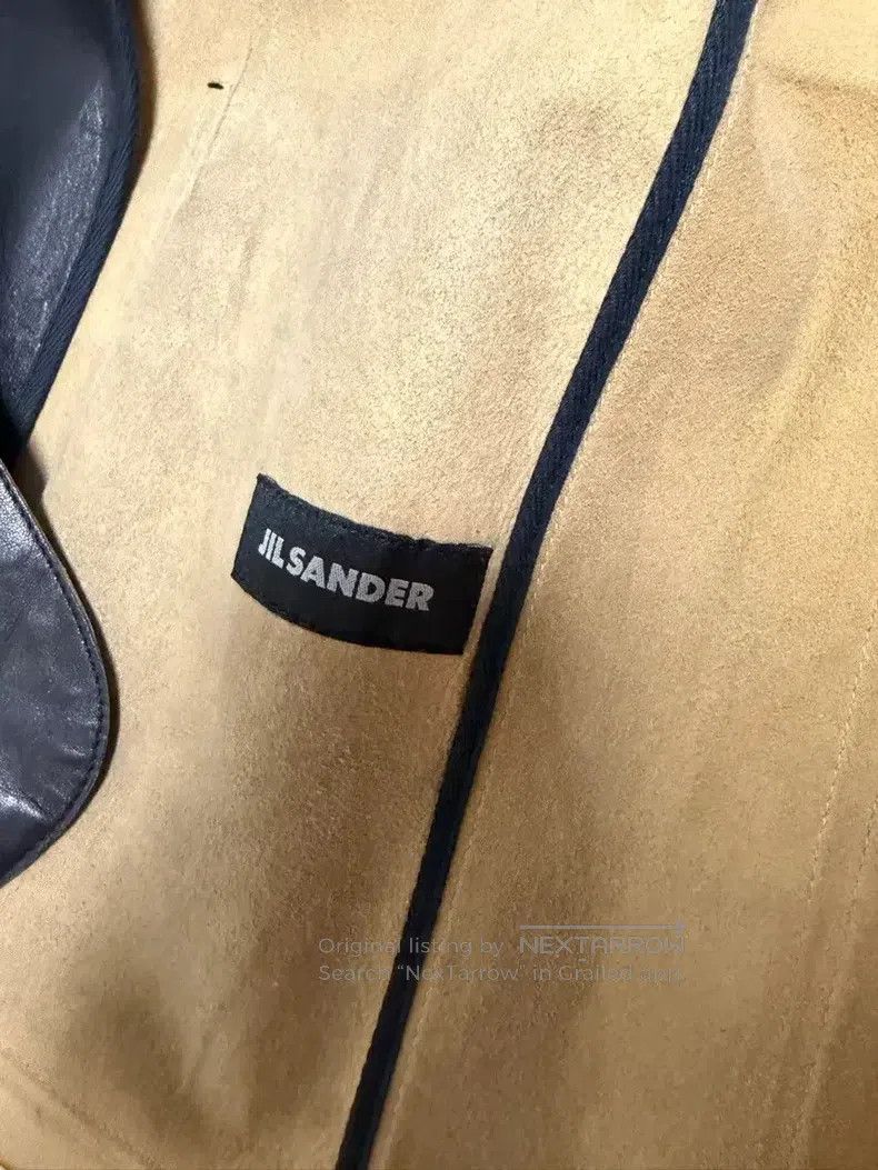Jil Sander Jil Sander size 48 Black leather blazer Size 48R - 5 Thumbnail