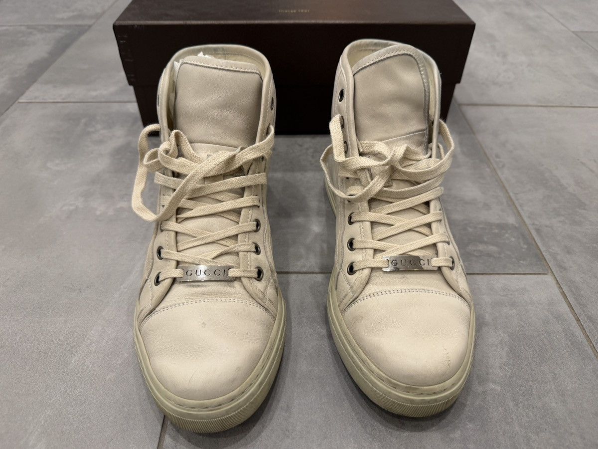 Gucci Gucci Miro’s Soft Leather High top sneakers size 7.5 Size US 7.5 / EU 40-41 - 3 Thumbnail