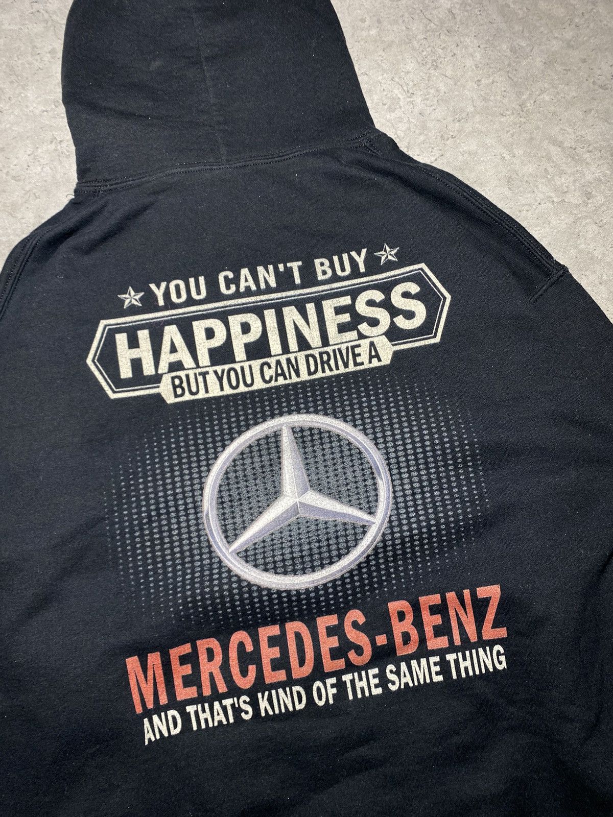 Mercedes-Benz × Vintage Vintage Mercedes Benz racing black hoodie Size US L / EU 52-54 / 3 - 6 Thumbnail