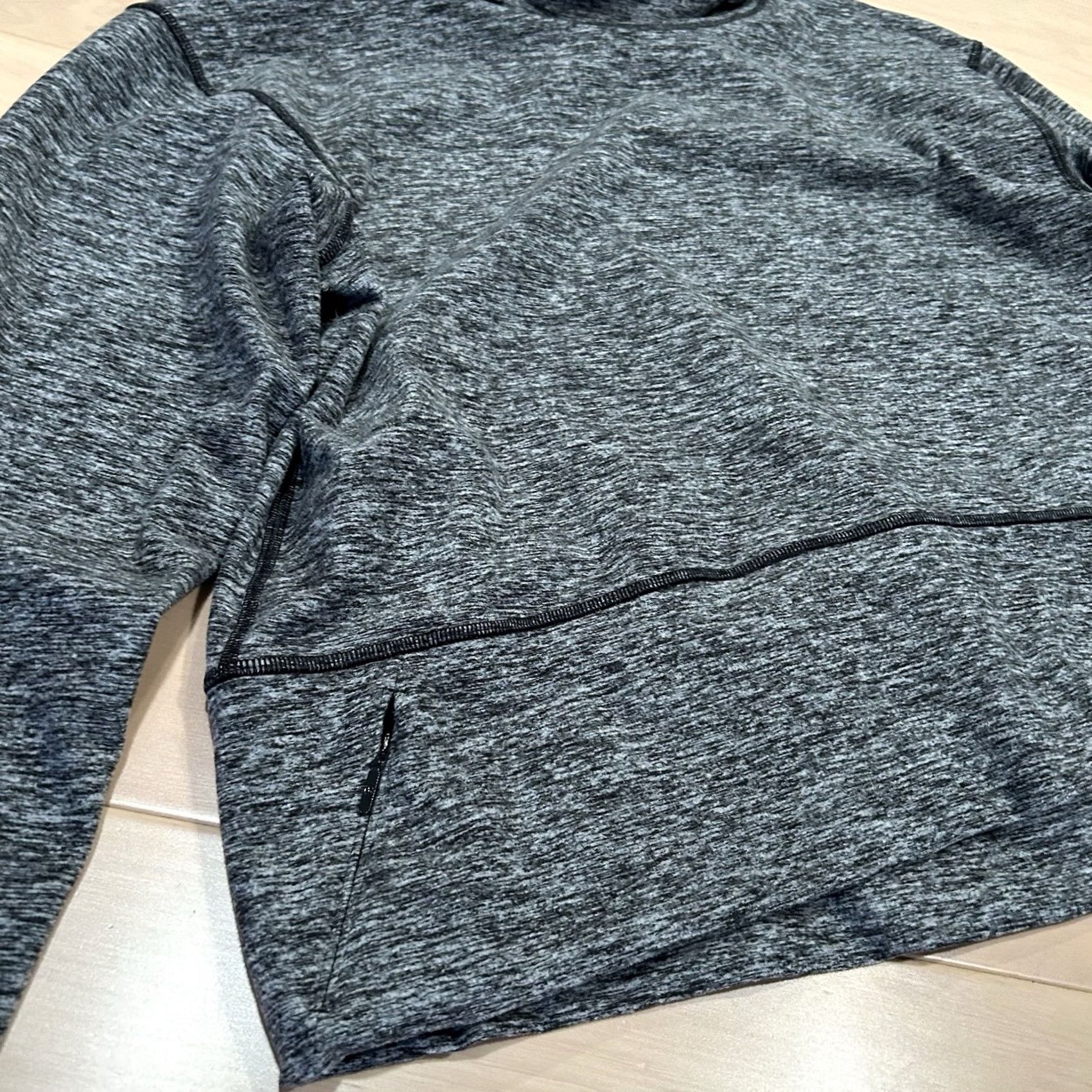 Lululemon Lululemon Ready to Rulu Fleece Pullover Heathered Black Women’s 10 Pullover Long Sleeve Zip Pocket Logo Casual Activewear Urban Fashion 90s Style Size L / US 10 / IT 46 - 2 Thumbnail