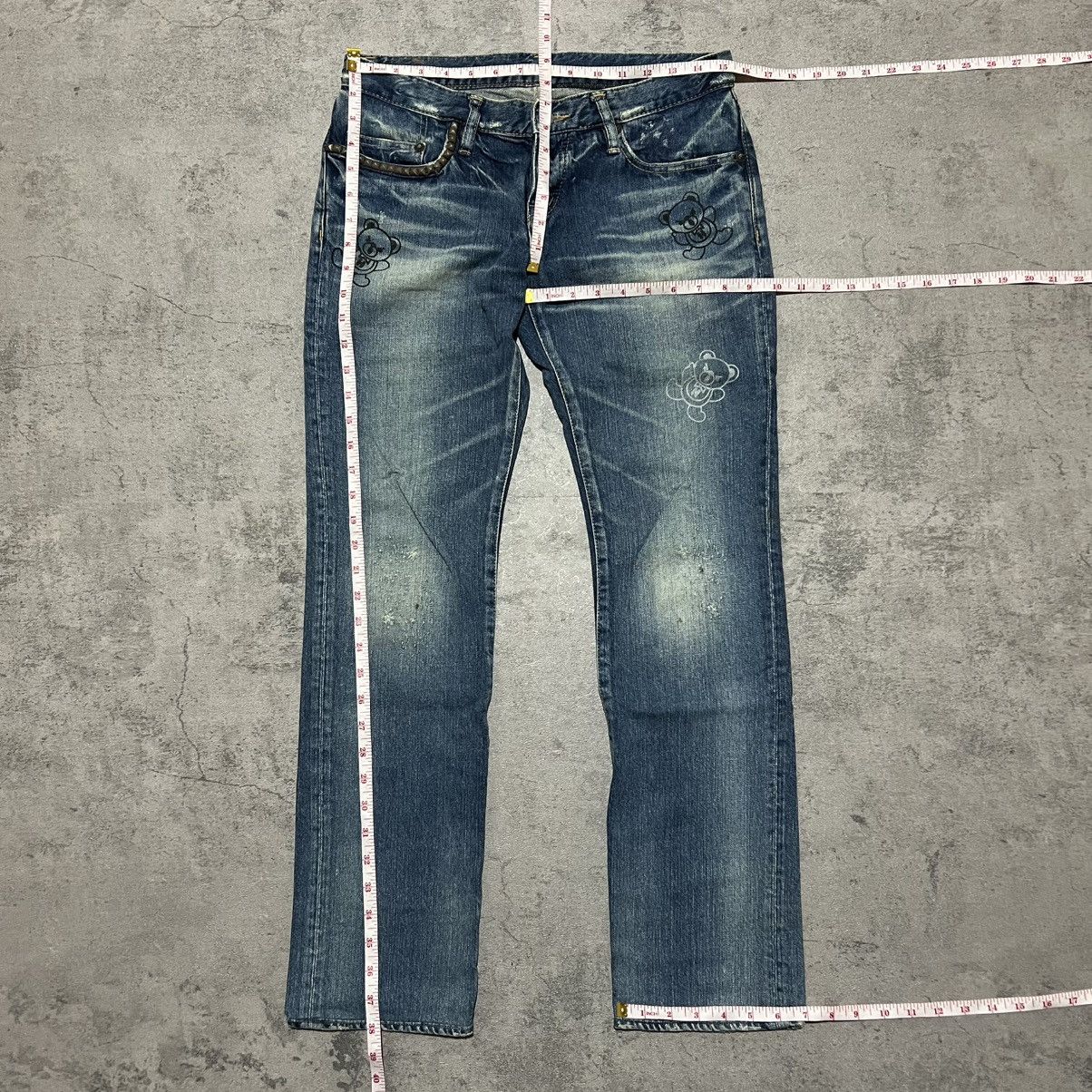 Hysteric Glamour Hysteric Glamour Fuck Bear Studded Jeans Size 30" / US 8 / IT 44 - 10 Thumbnail
