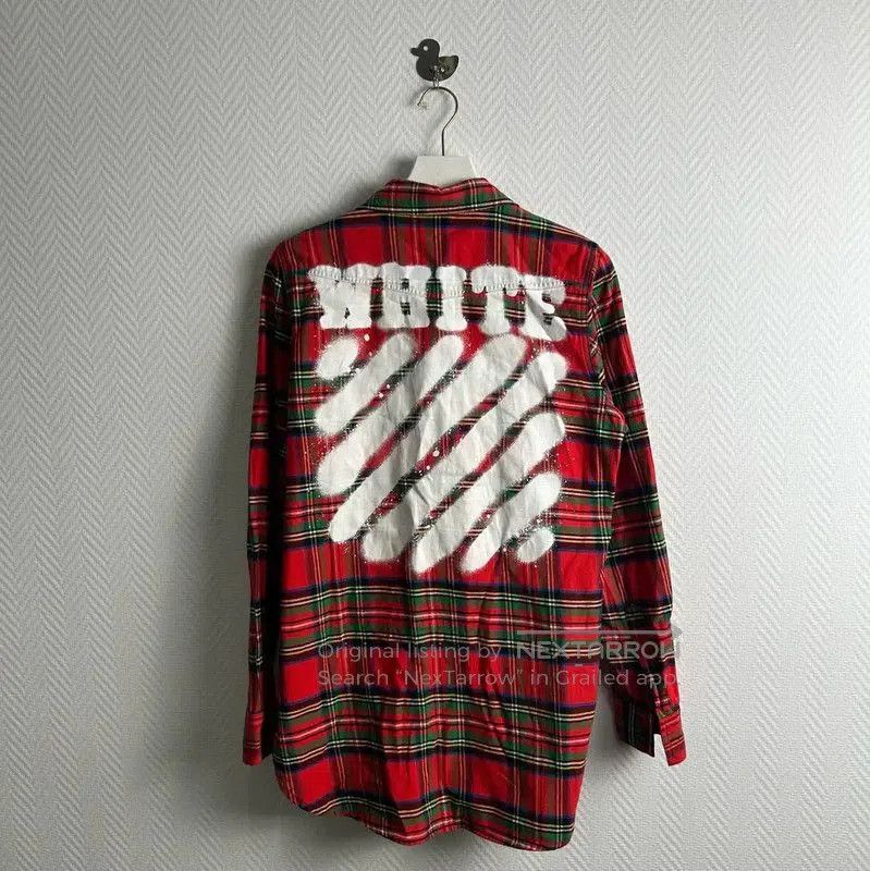 Off-White Off-White Red Cotton Blend Men's Shirt . Size US XS / EU 42 / 0 - 2 Thumbnail