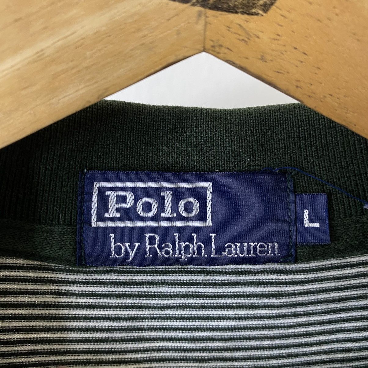 Polo Ralph Lauren Vintage Polo Ralph Lauren Stripes LS Polo T Shirt Size US L / EU 52-54 / 3 - 3 Thumbnail