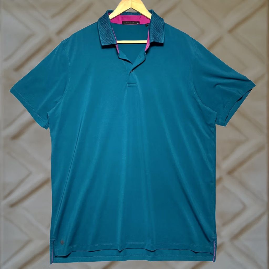 Vintage EUC GREYSON Teal Performance Polo Shirt Golf Athleisure Men's XL Size US XL / EU 56 / 4 - 1 Thumbnail