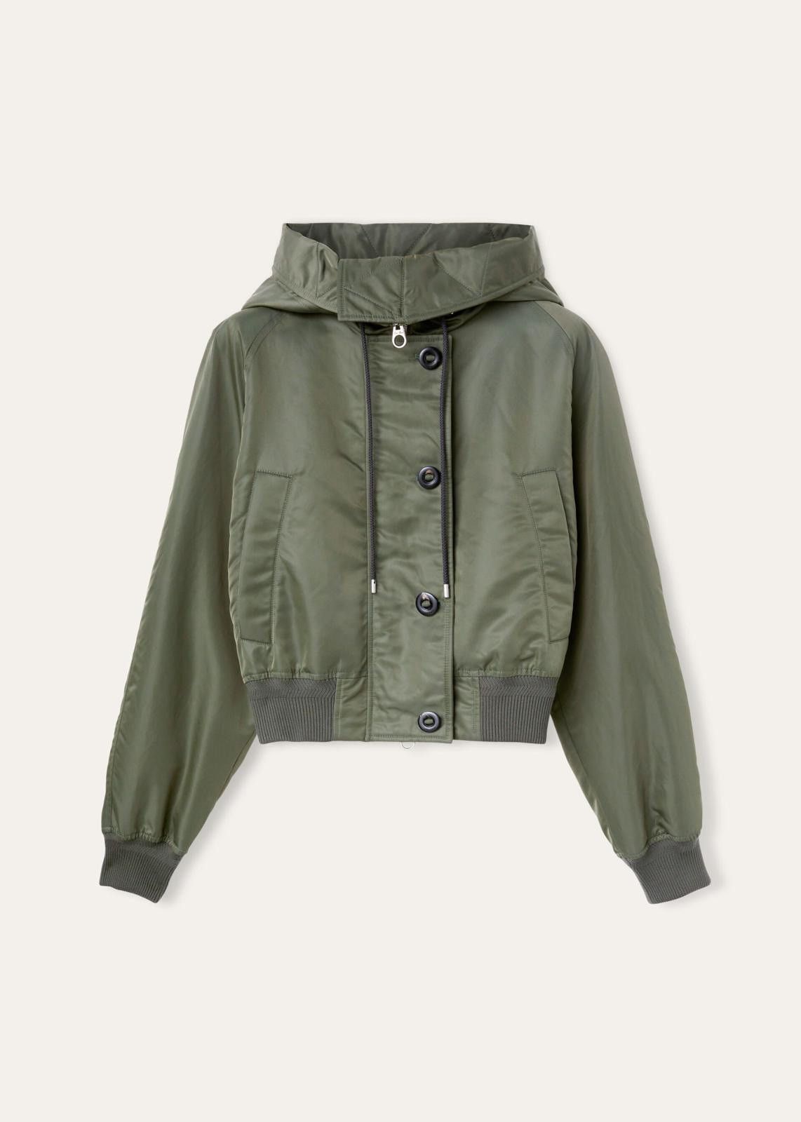 Loro Piana o1srvl11e0125 FAN6275 Amantin Bomber Jacket in Green Size L / US 10 / IT 46 - 1 Thumbnail