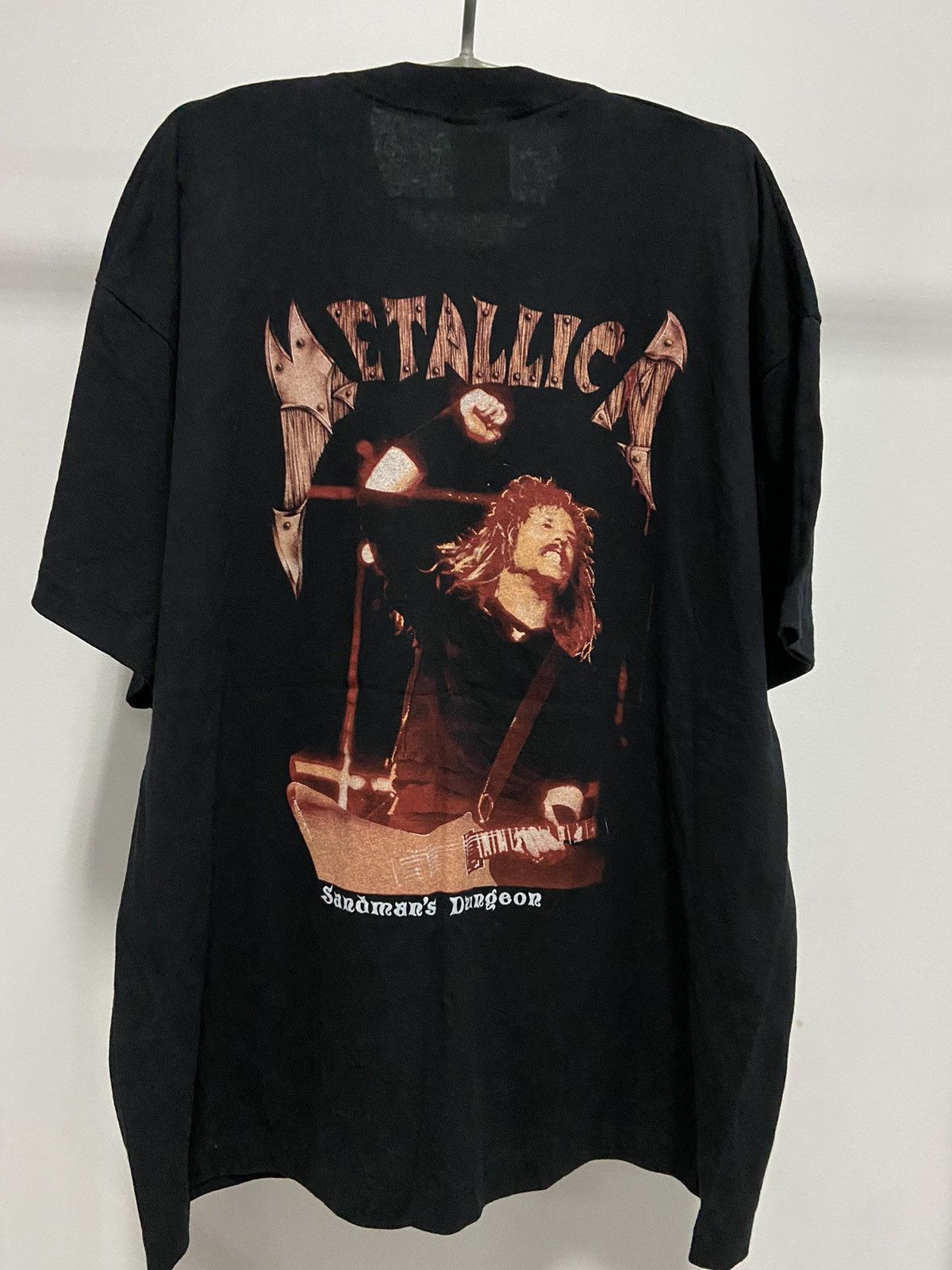 Metallica × Vintage Metallica sandman's dungeon big print rock t shirt vintage Size US XL / EU 56 / 4 - 4 Thumbnail