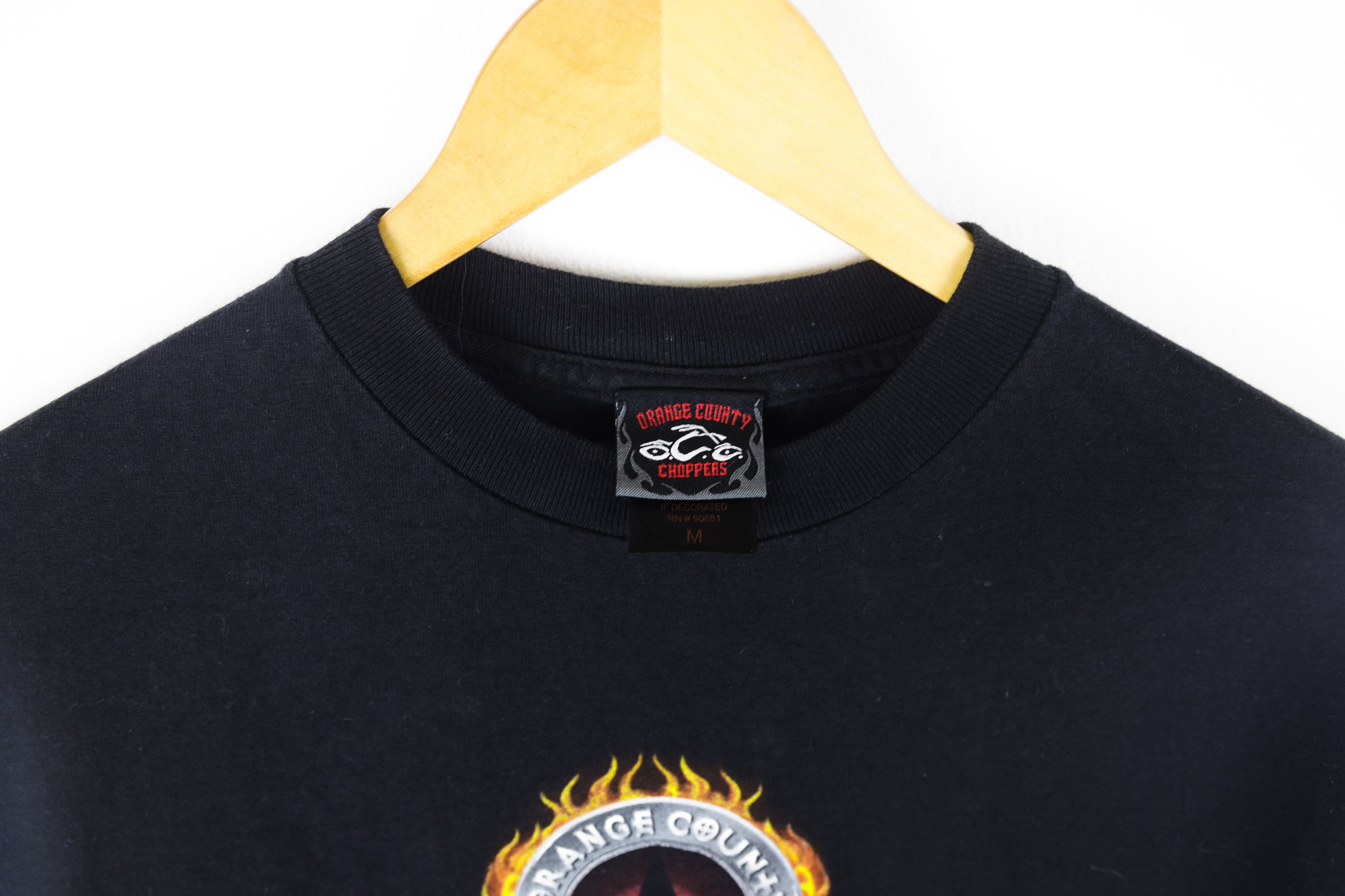 Harley Davidson × Vintage × West Coast Choppers Vintage Choppers Orange Country Crew Graphic Tee T-shirt Size US M / EU 48-50 / 2 - 5 Thumbnail
