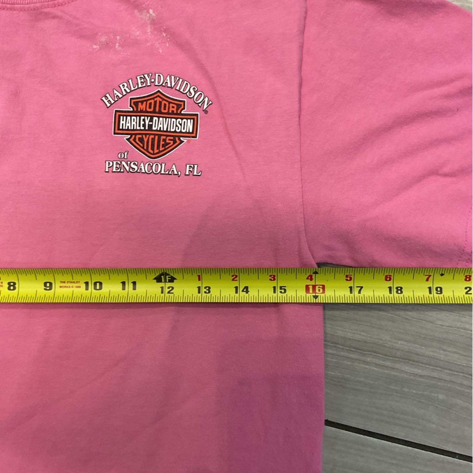 Harley Davidson Harley-Davidson Pensacola Florida Youth Graphic T-Shirt Y2K Size S / US 4 / IT 40 - 3 Thumbnail