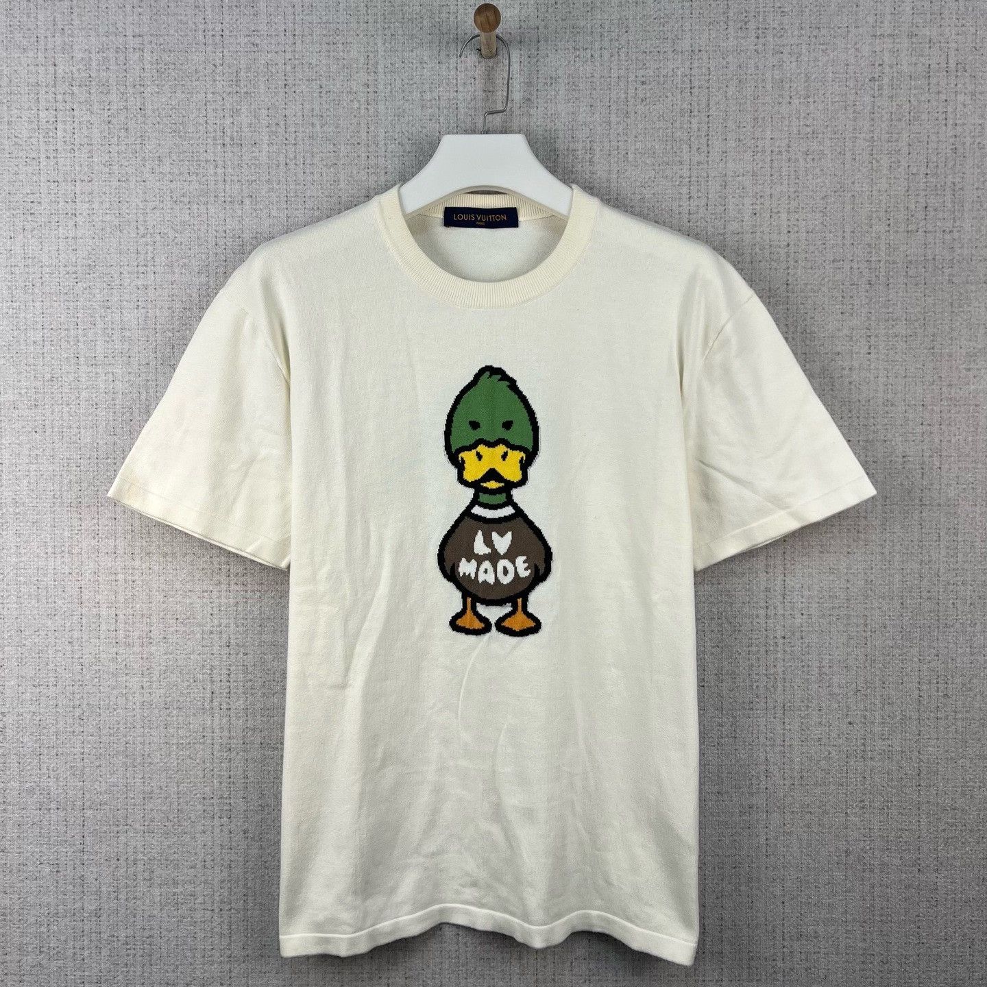 Louis Vuitton Louis Vuitton x Nigo2 Duck Pattern Knit Tee Size US L / EU 52-54 / 3 - 1 Thumbnail