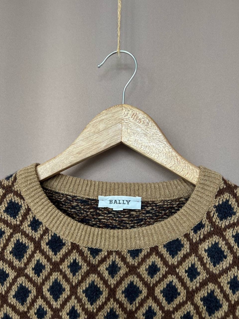 Bally Bally Patterned Wool Knit Sweater Mens Size 52 M/L Jumper Size US L / EU 52-54 / 3 - 9 Thumbnail