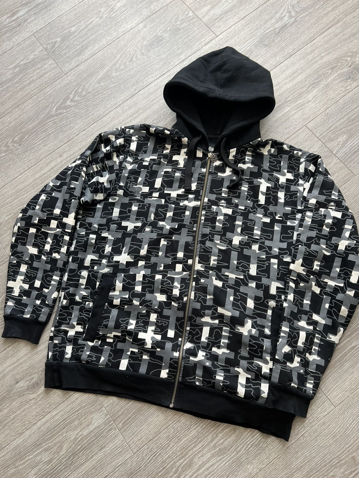 Japanese Brand Vintage Gothicana Hoodie avant garde cross Size US XXL / EU 58 / 5 - 4 Thumbnail