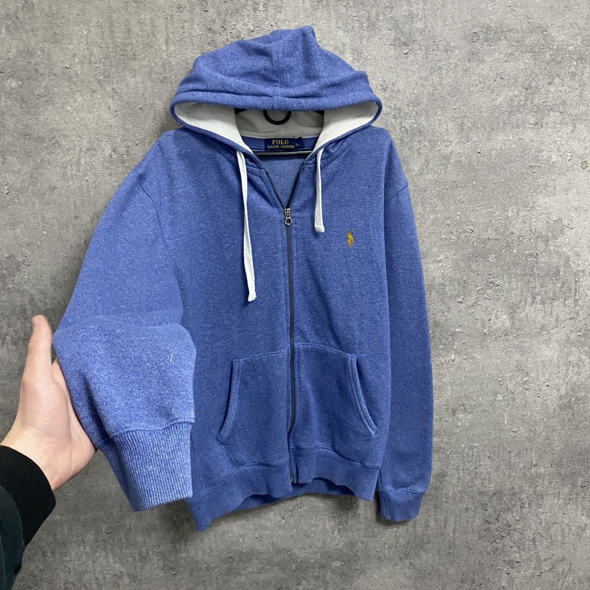 Polo Ralph Lauren Vintage Polo Ralph Lauren Zip Hoodie Size US L / EU 52-54 / 3 - 2 Thumbnail