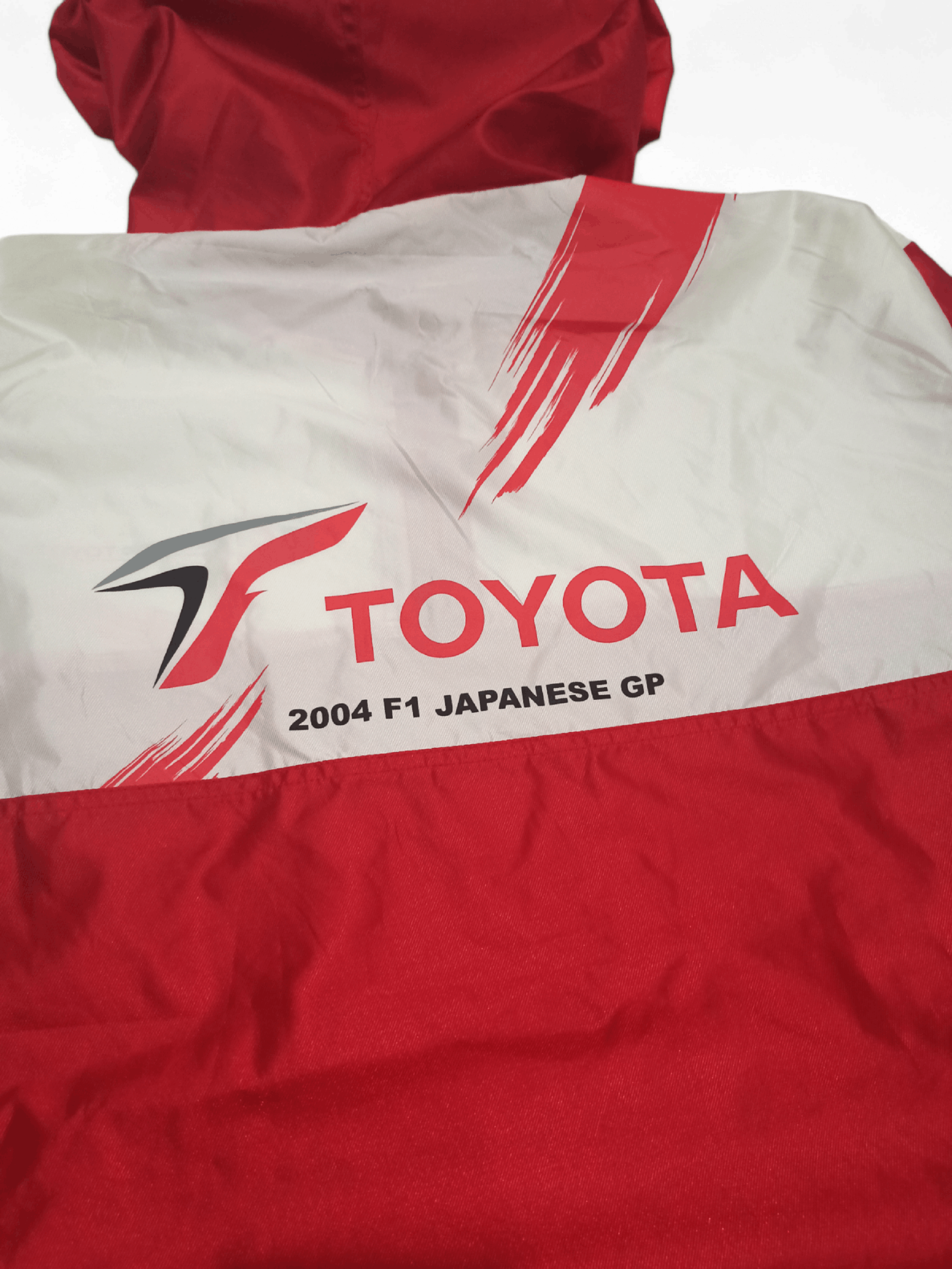 Japanese Brand Toyota 2004 F1 Formula one Japanese GP Jacket with Hooded Size US XL / EU 56 / 4 - 4 Thumbnail