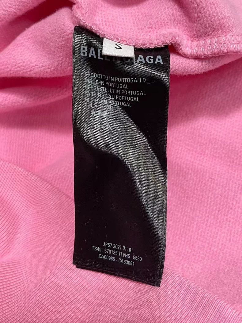 Balenciaga Balenciaga Pink Rhinestone Hoodie 2503-Nextarrow Size US S / EU 44-46 / 1 - 7 Thumbnail