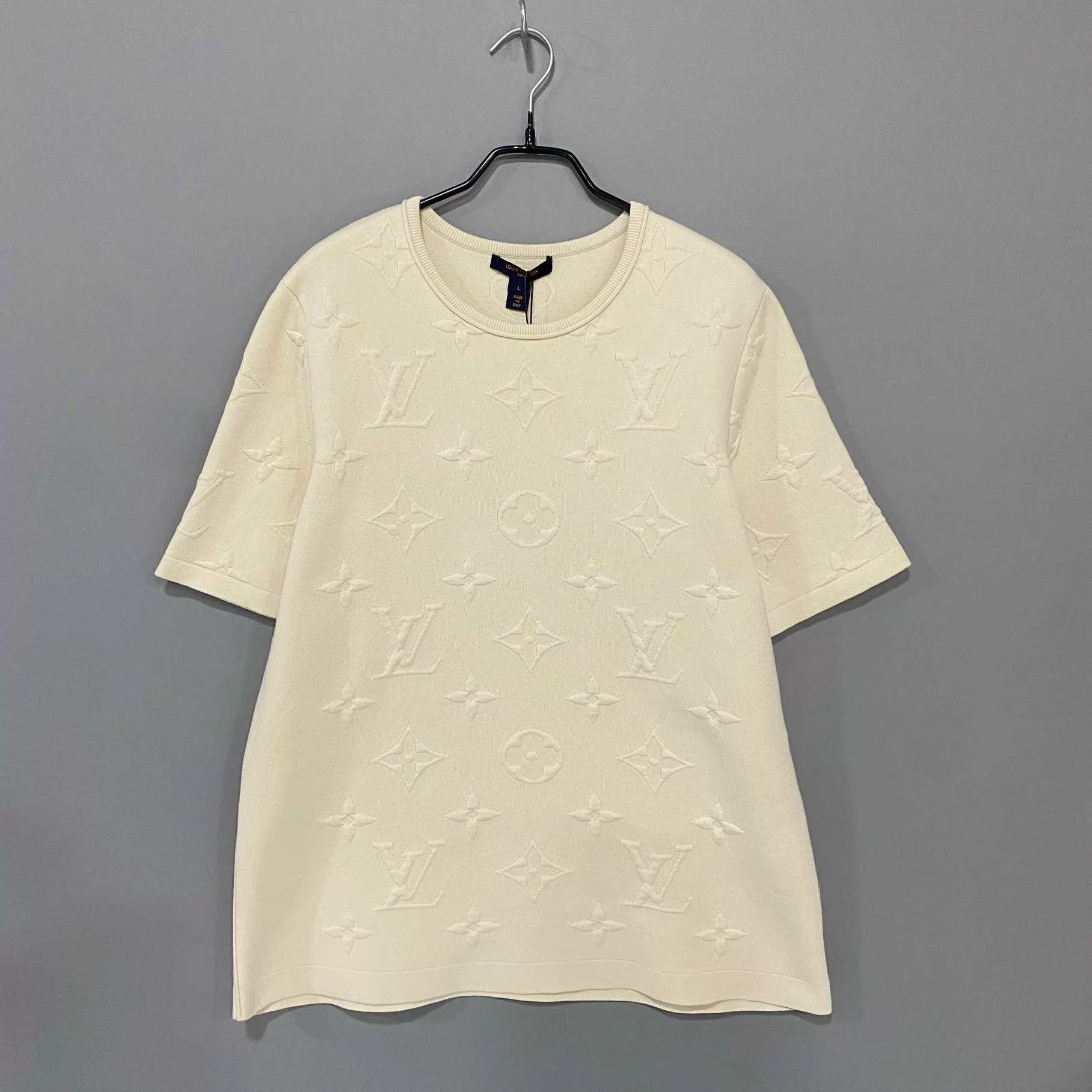 Louis Vuitton LV Monogram all over print short-sleeve T-shirt L Size L / US 10 / IT 46 - 1 Thumbnail