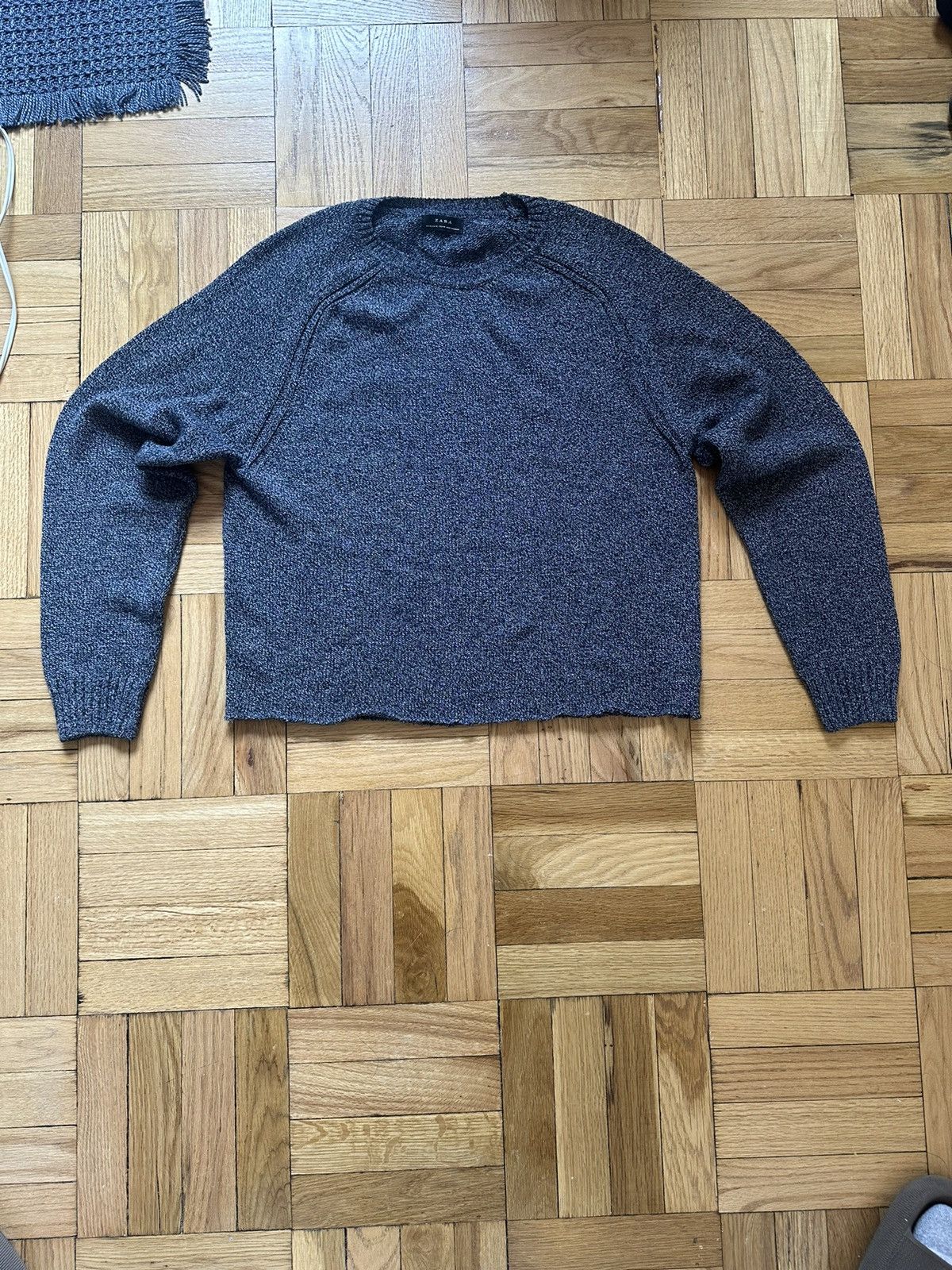 Vintage Vintage Cropped Cable Knit Sweater Jumper Size US XL / EU 56 / 4 - 1 Thumbnail