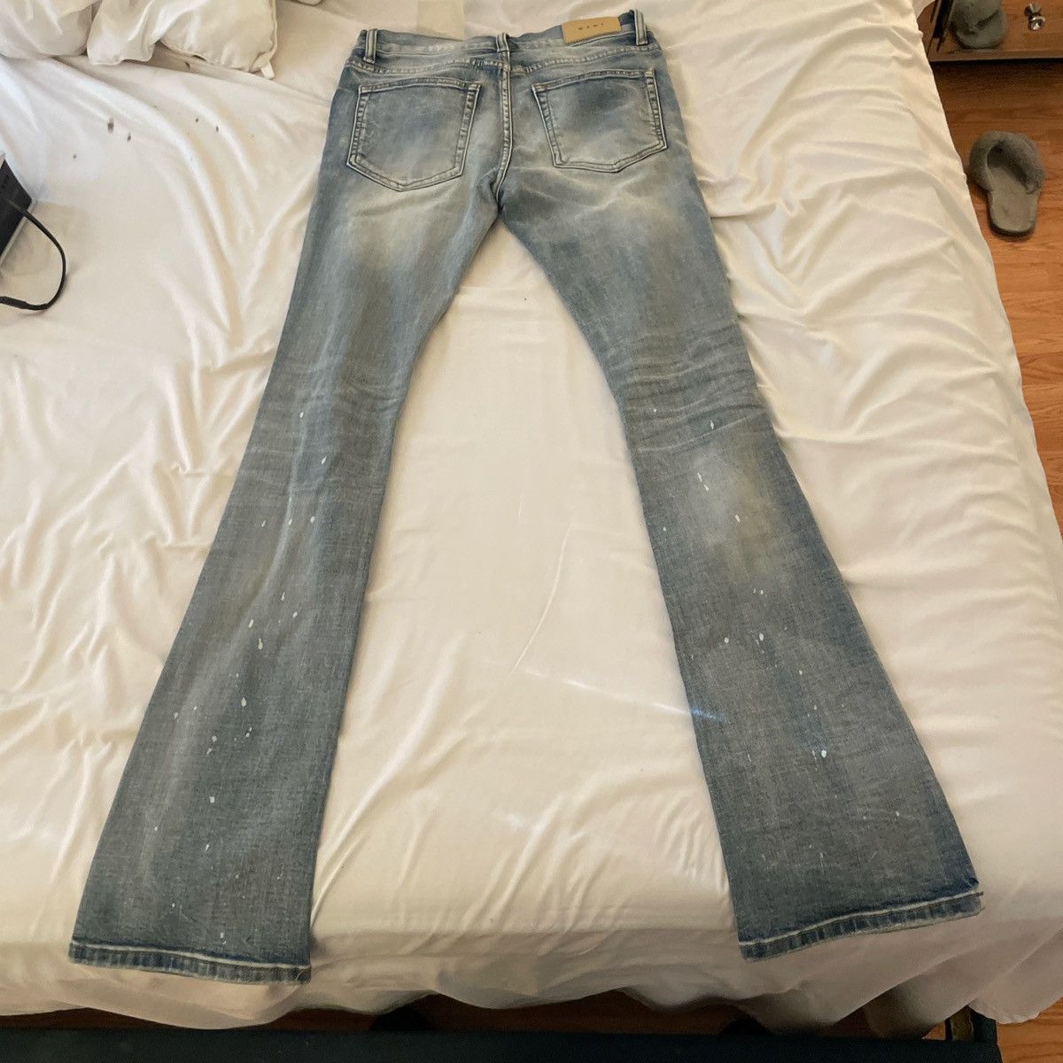 MNML X598 Pond Skinny Flare Denim Size US 29 - 2 Thumbnail