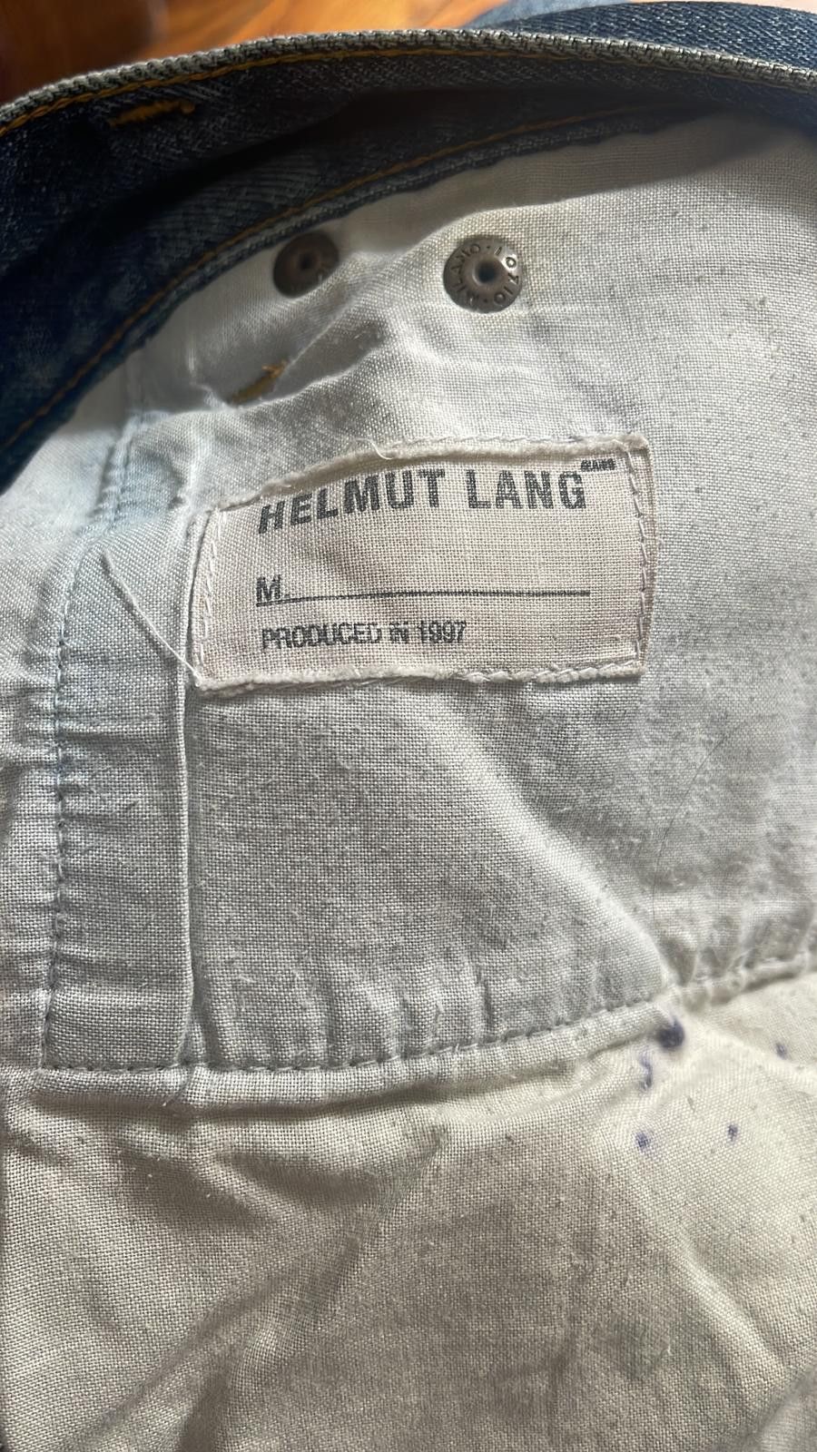 Helmut Lang Helmut Lang Produced in 1997 Archive Denim Size US 33 - 3 Thumbnail