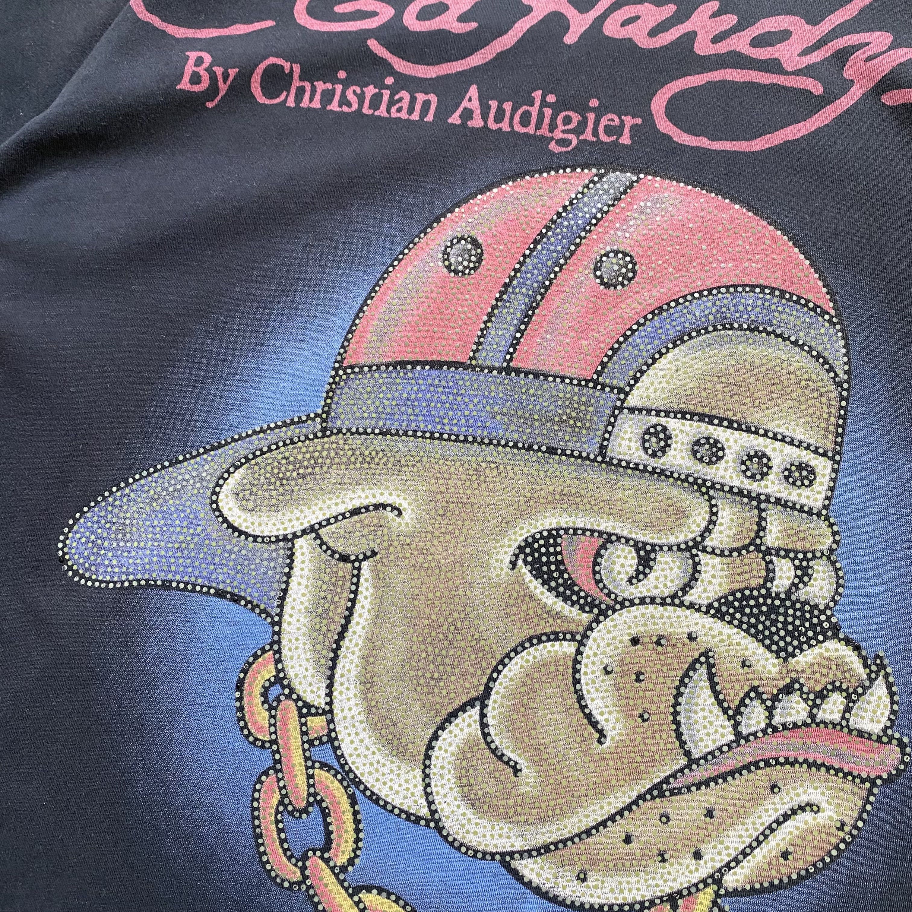 Ed Hardy Vintage Trashed ЕD Hardy tee Y2K Christian Audigier Size US M / EU 48-50 / 2 - 4 Thumbnail