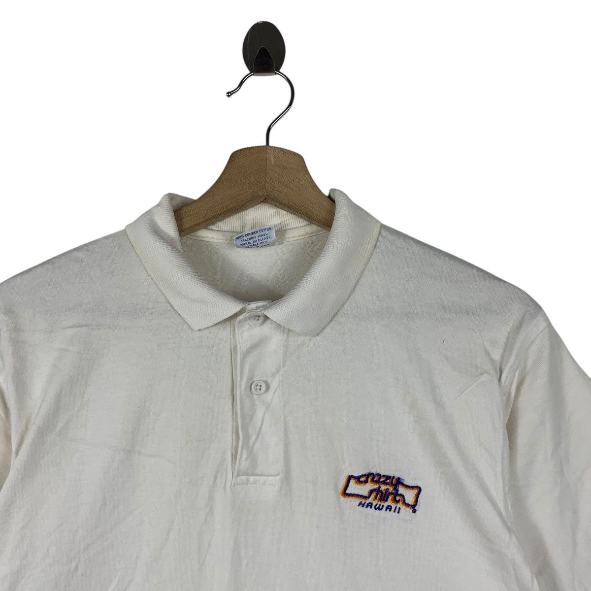 Other Vintage 80’ CRAZY SHIRTS HAWAII Embroidered Polo Tee Shirt Size US S / EU 44-46 / 1 - 4 Thumbnail