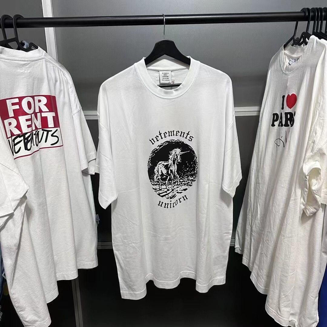 New Vetements Short Sleeve T-Shirt