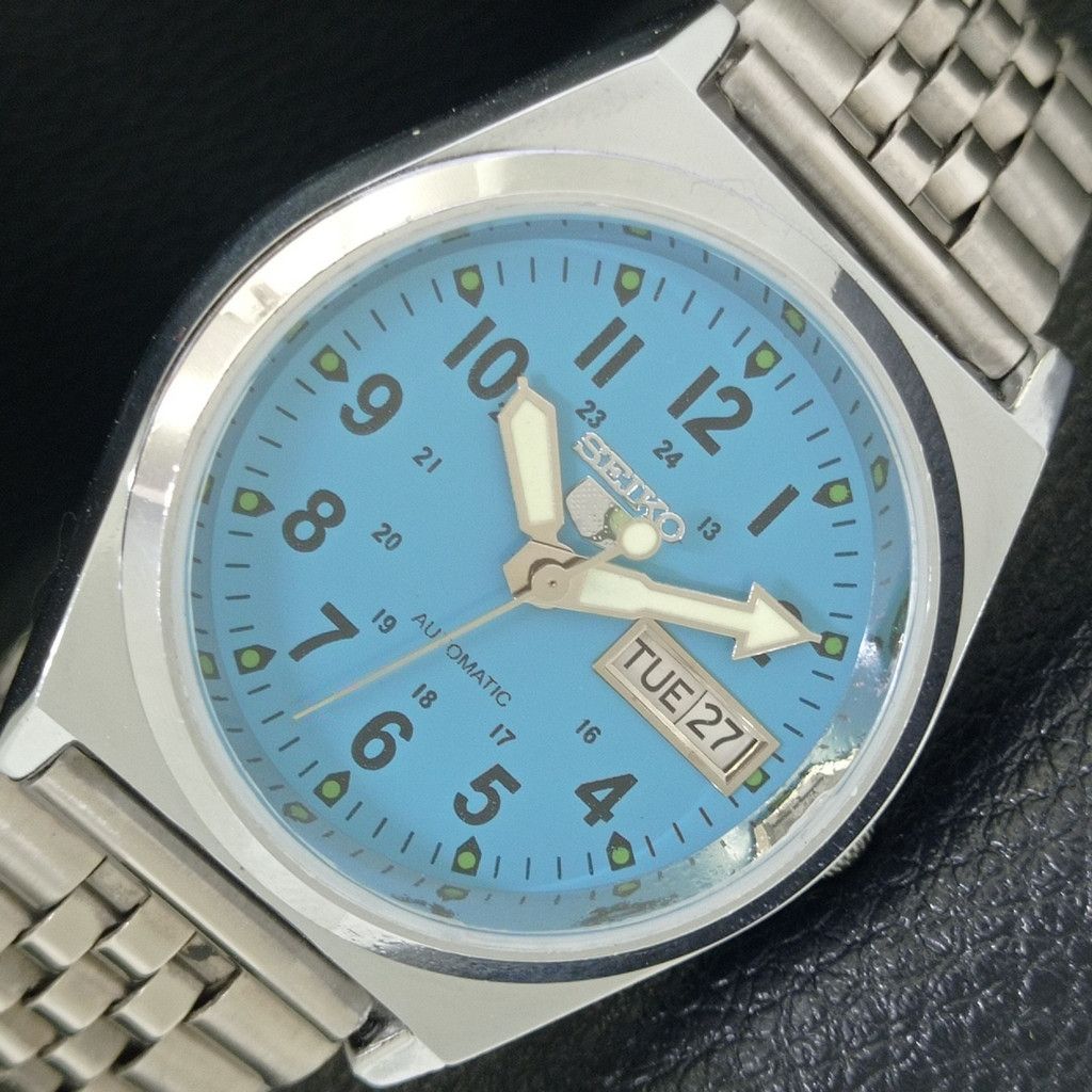 Seiko REFURBISHED VINTAGE SEIKO 5 AUTO JAPAN MENS WATCH a441710 Size 38 - 1 Thumbnail