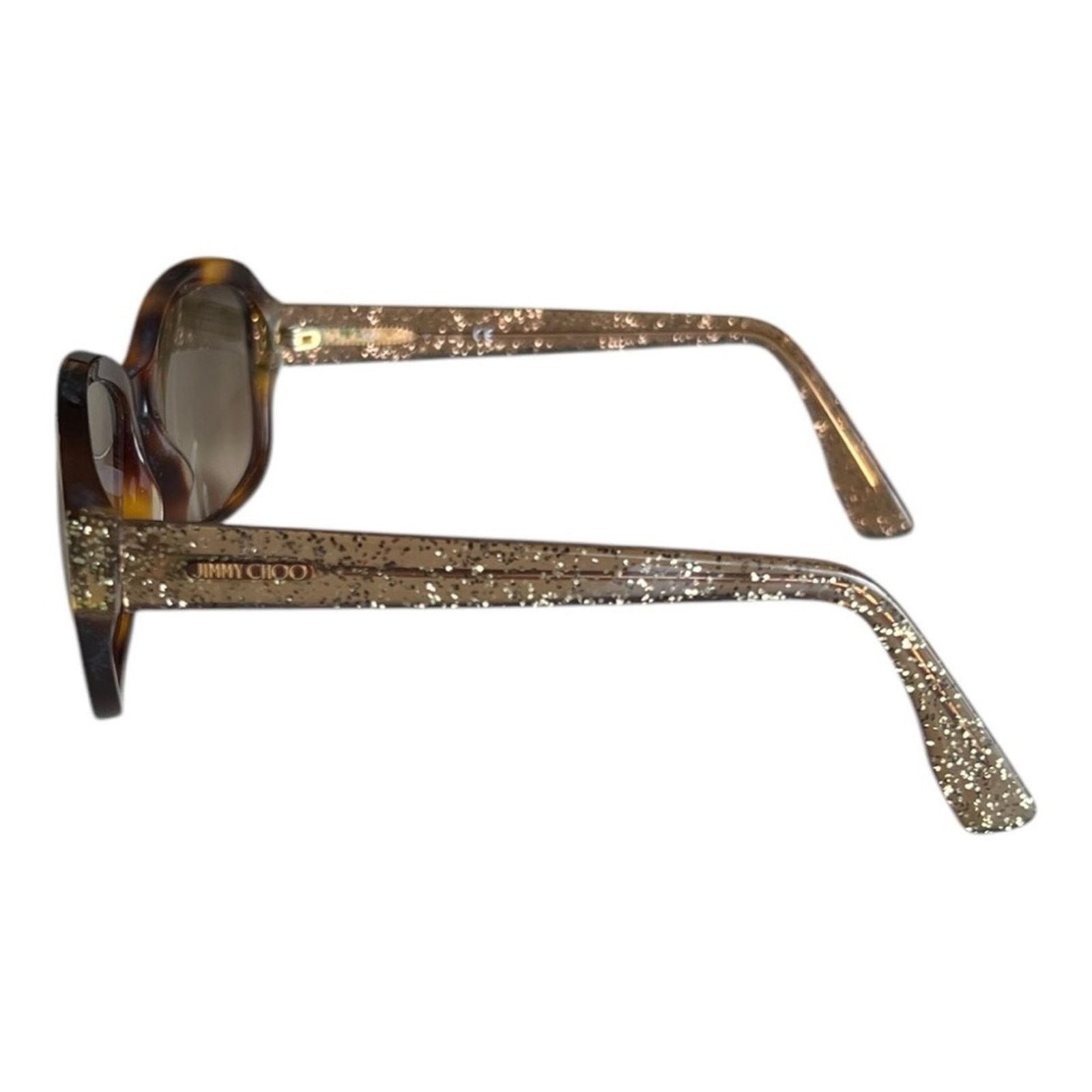 Jimmy Choo JIMMY CHOO Brown Gradient Rectangular Sunglass KYLE 0Q9W 57 Size ONE SIZE - 3 Thumbnail