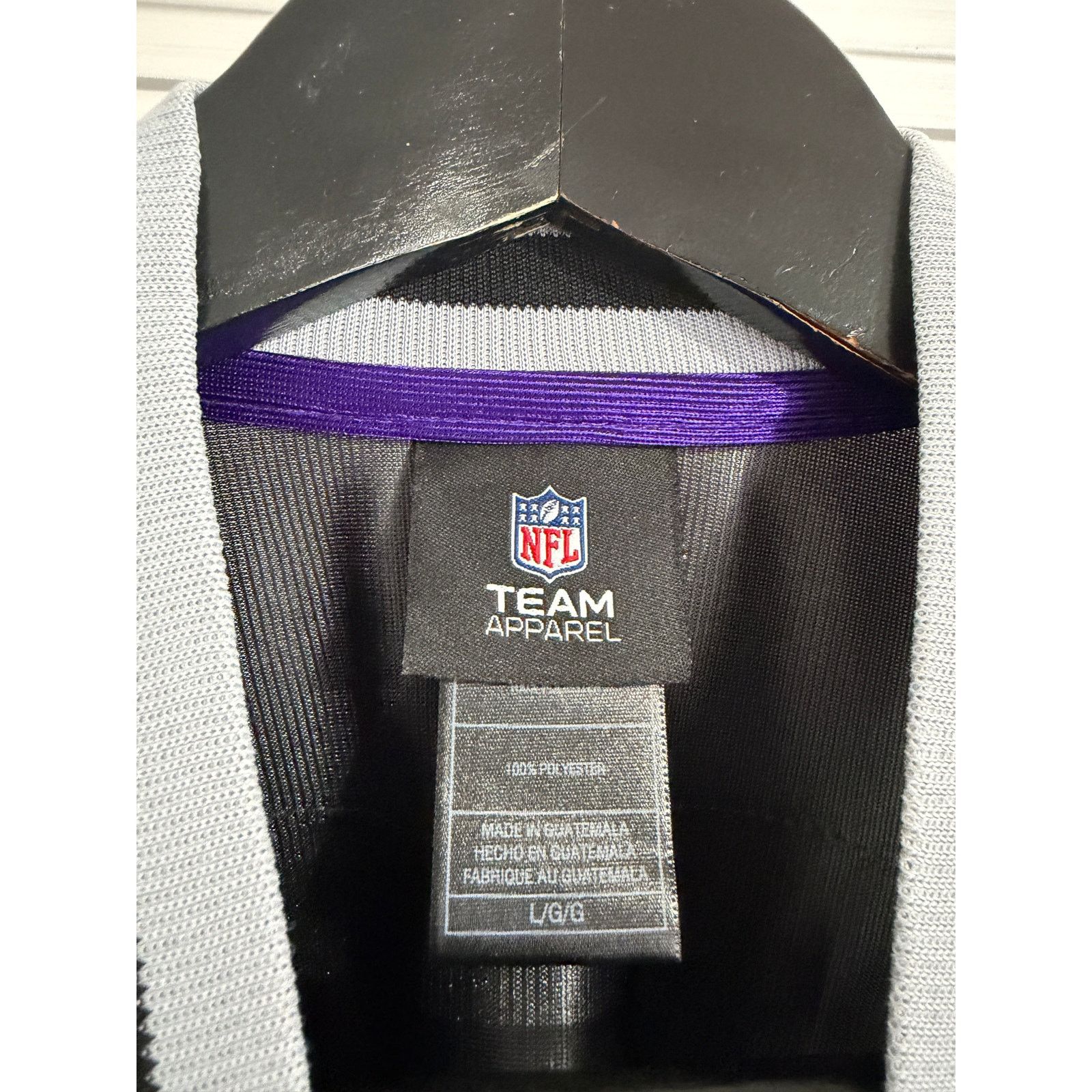 NFL Adrian Peterson Minnesota Vikings Gray Football Jersey Sz L Size US L / EU 52-54 / 3 - 8 Thumbnail