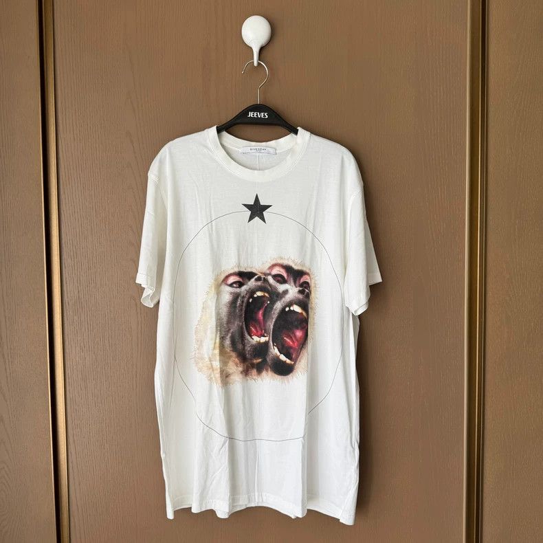 Givenchy Givenchy Best-selling classic white double monkey short-sl Size US XS / EU 42 / 0 - 1 Thumbnail