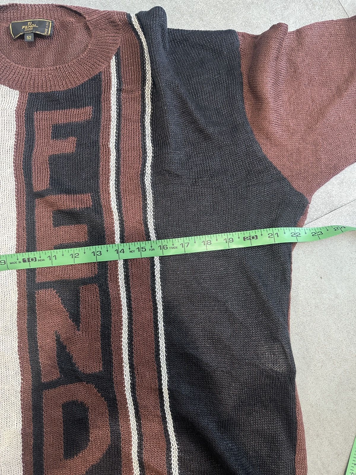 Fendi Vintage Fendi jumper/Sweater Size US L / EU 52-54 / 3 - 6 Thumbnail