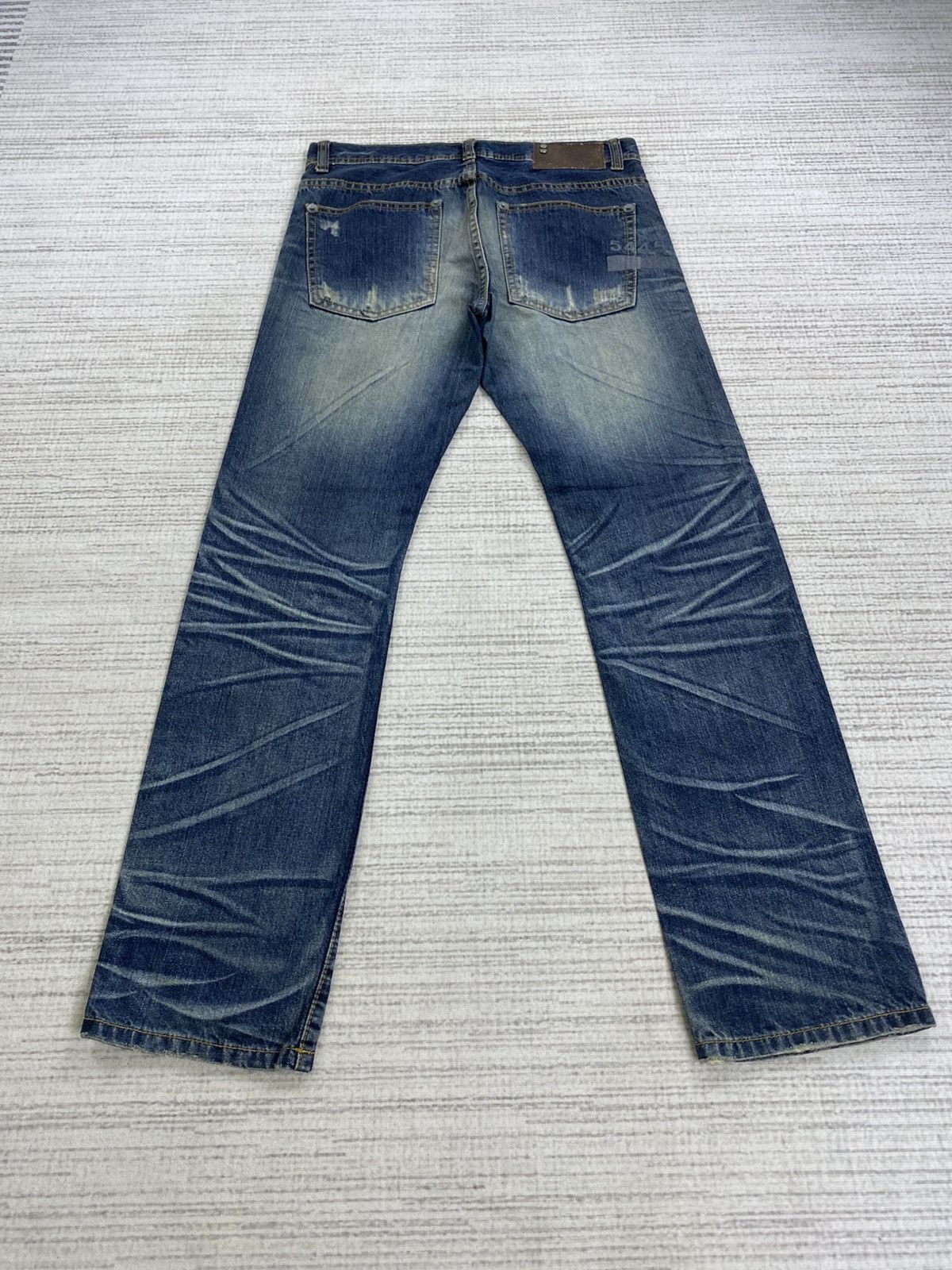 Japanese Brand × Le Grande Bleu (L.G.B.) × Vintage Vintage Five Double Four Five LGB Jeans Distressed Pants Size US 30 / EU 46 - 2 Thumbnail