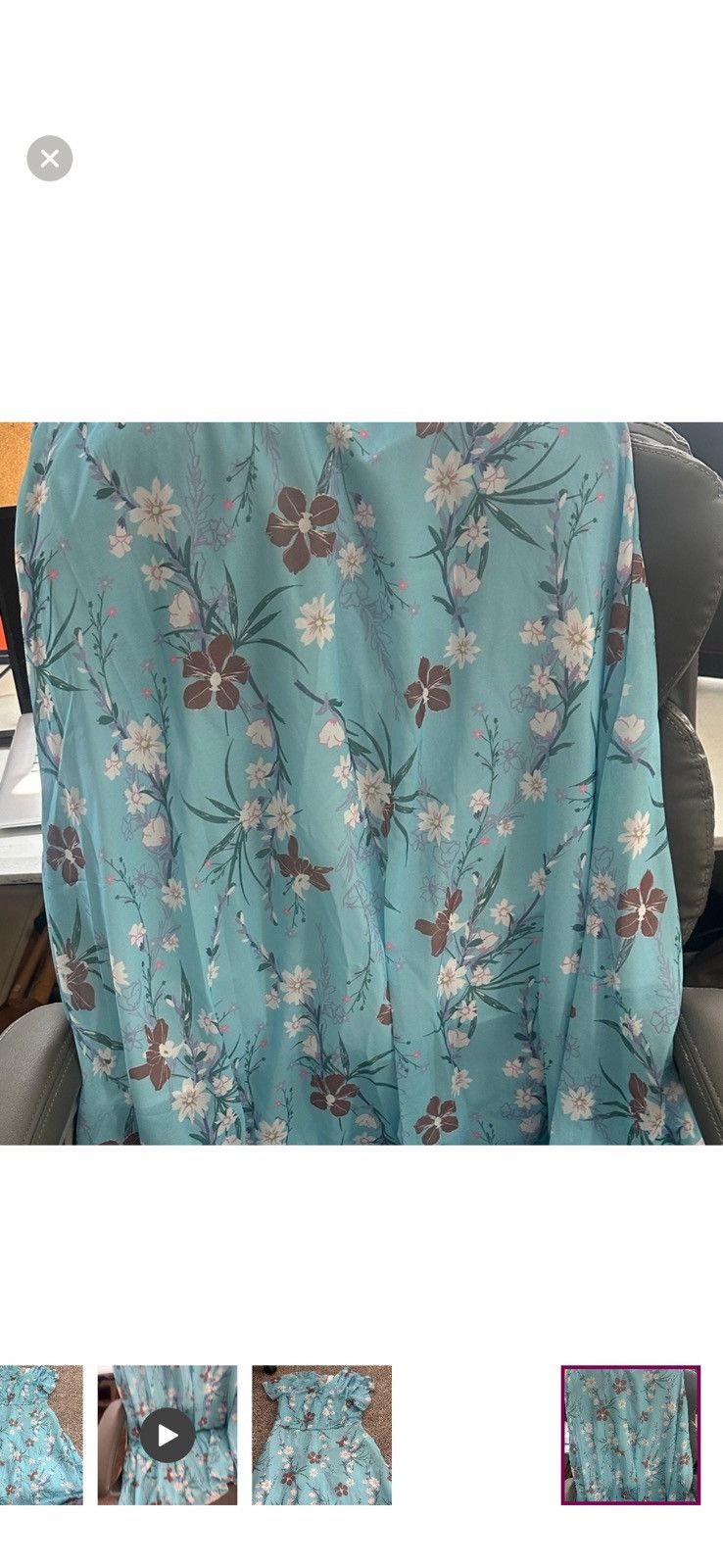 Other Blue floral dress Size S / US 4 / IT 40 - 4 Thumbnail