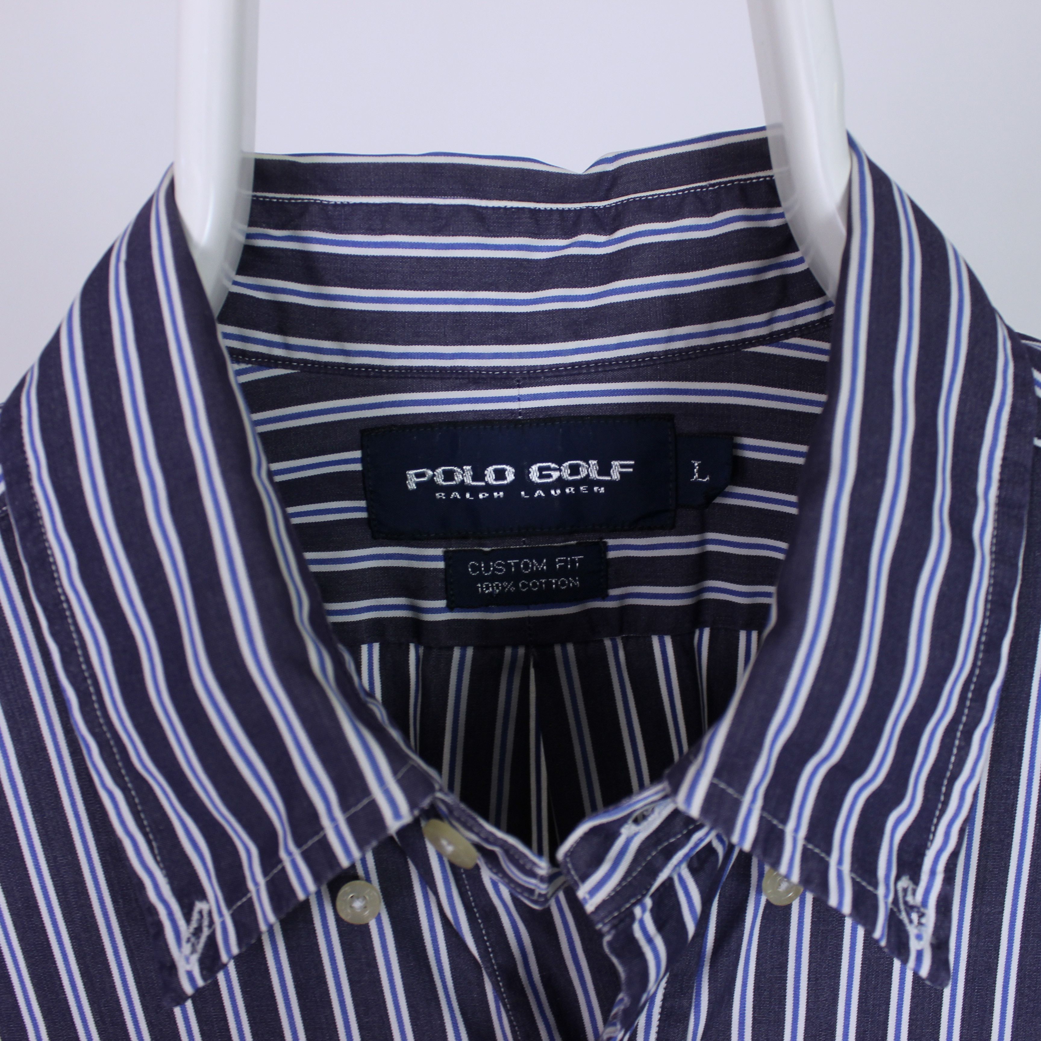 Polo Ralph Lauren Polo Ralph Lauren Shirt L XL custom fit striped Size US L / EU 52-54 / 3 - 10 Thumbnail