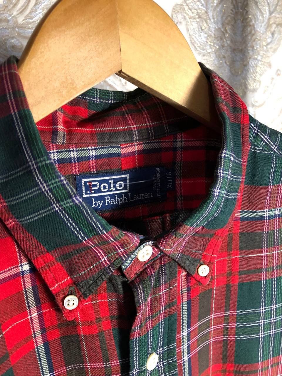 Polo Ralph Lauren × Vintage VERY RARE POLO RALPH LAUREN DESIGNER SHIRT LONG SLEEVE 90s Size US XL / EU 56 / 4 - 4 Thumbnail