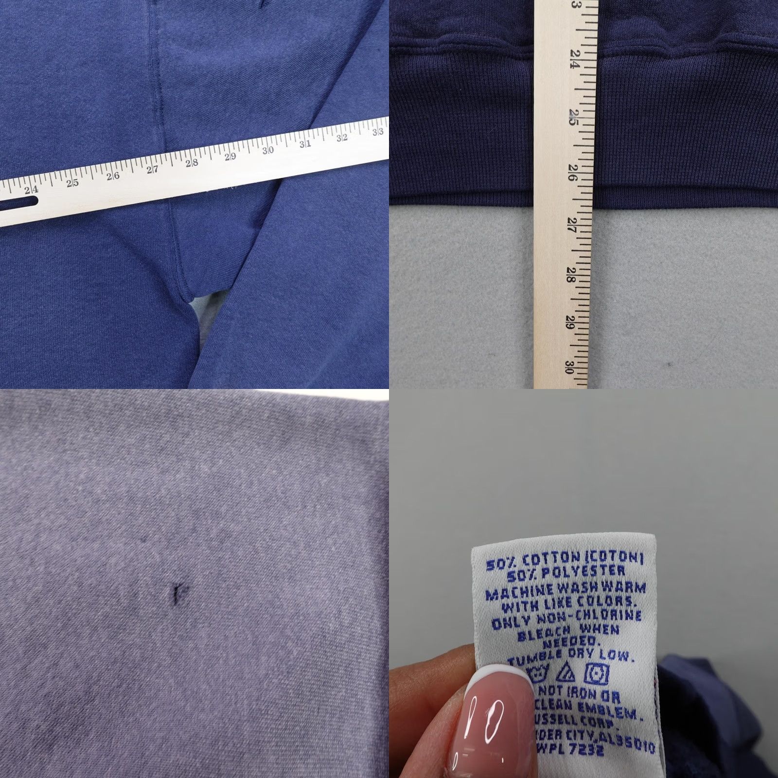Russell Athletic VINTAGE Russell Athletic Sweatshirt Mens 2XL Blue Pullover Crew Y2K Size US XXL / EU 58 / 5 - 8 Thumbnail