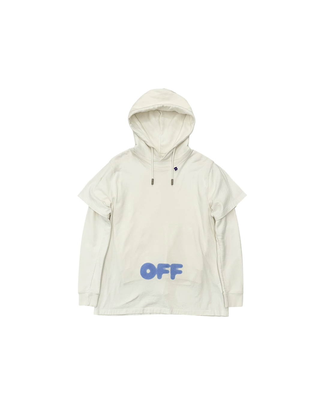 Off-White Off-White AW18 Layerd Hoodie Size US XXS / EU 40 - 1 Thumbnail