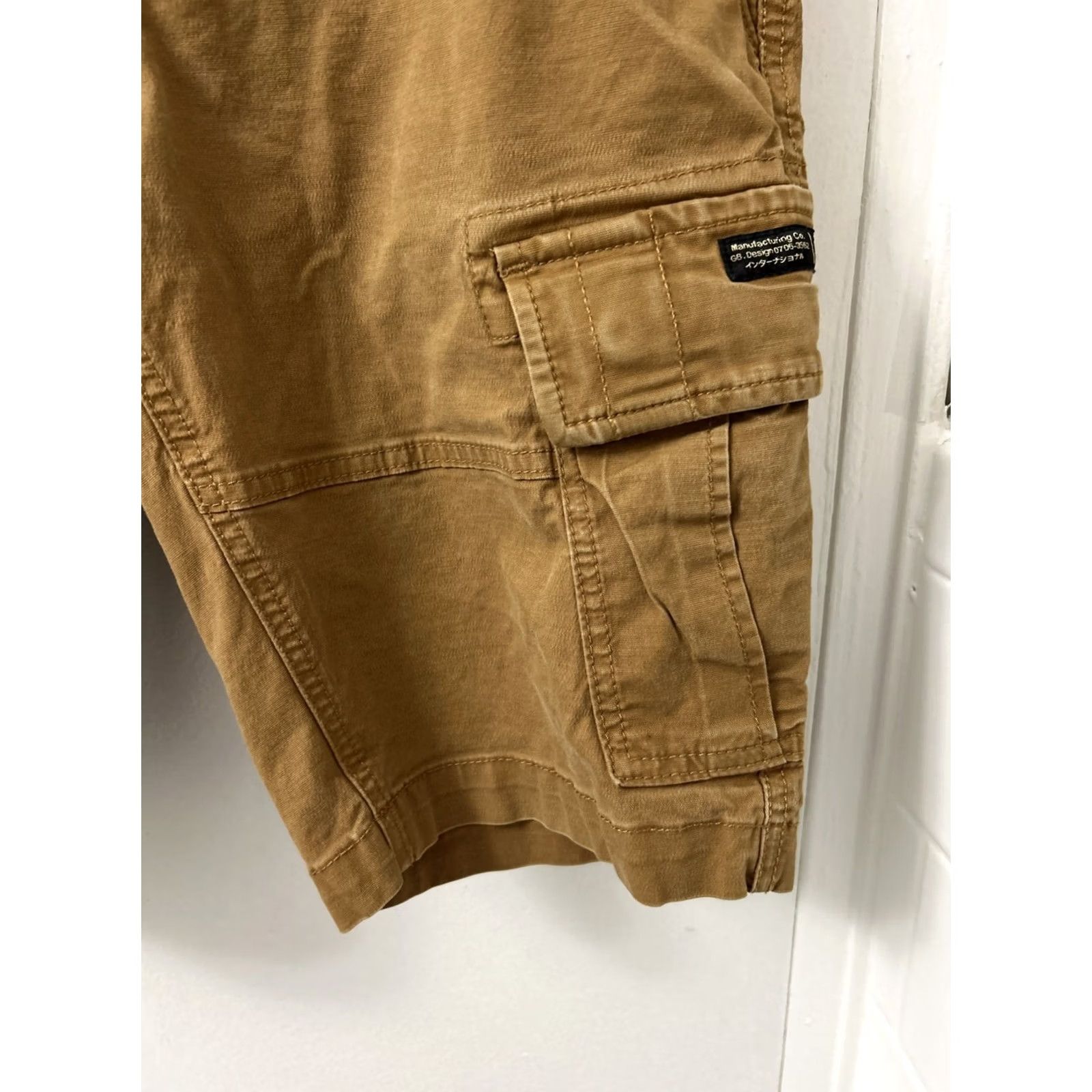 Superdry Superdry Cargo Shorts Mens Sz 30 Brown Pockets Military Utility 100% Cotton Canvas Adventure Casual Workwear Size US 30 / EU 46 - 7 Thumbnail