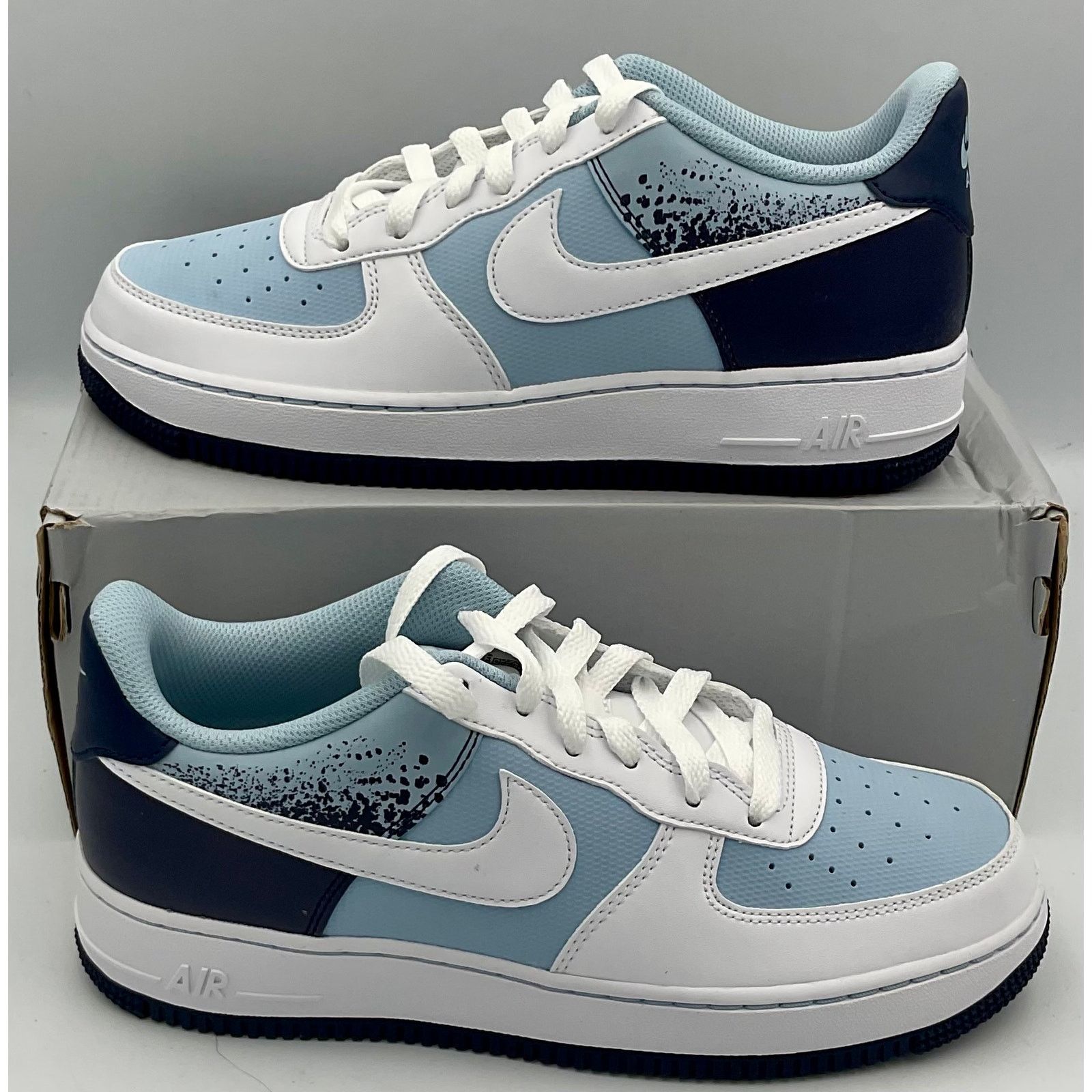 Nike Nike Air Force 1 Armory Blue IB7686-400 Blue Navy White Sz6 Size US 6.5 / EU 39-40 - 4 Thumbnail