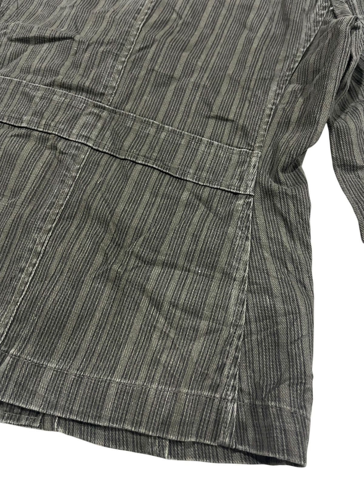 Vintage Vintage Woolrich Stripped Button Up Blazer/Coat Jacket Size US L / EU 52-54 / 3 - 14 Thumbnail