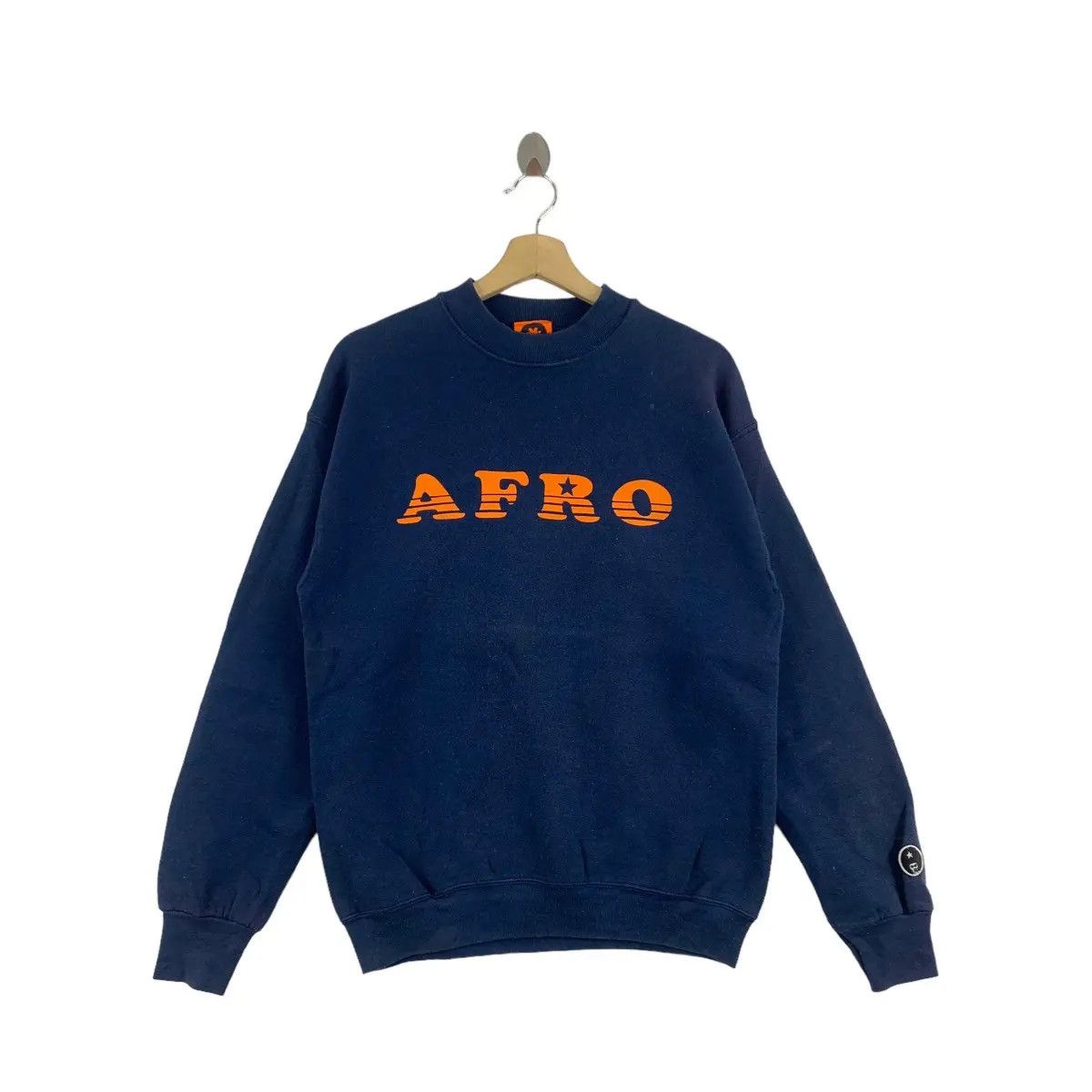 Vintage Vtg AFRO ANYBODY FUNK Soul Music Rocks On Sweatshirt Size M / US 6-8 / IT 42-44 - 1 Thumbnail