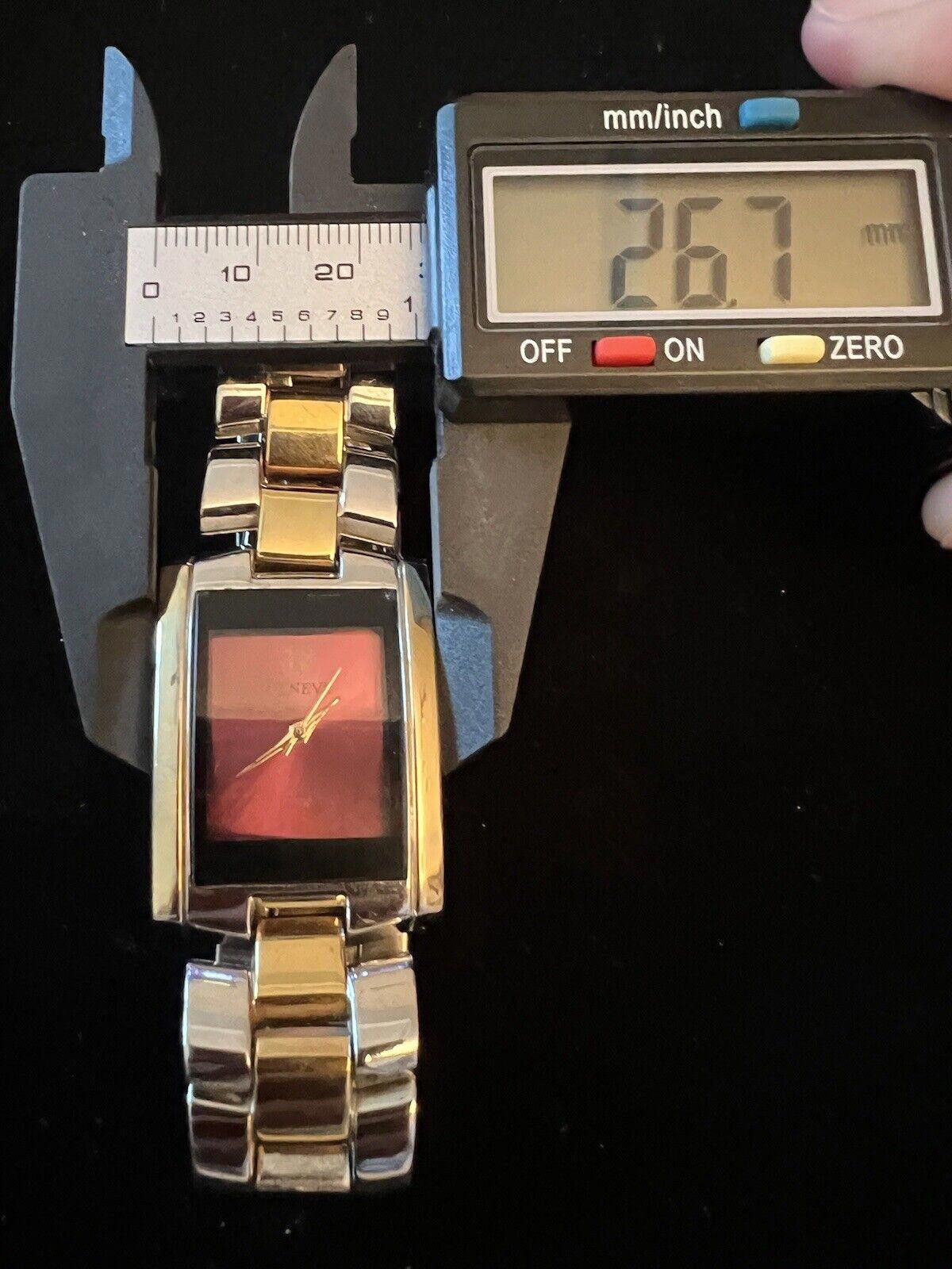 Geneva Geneva Ladies Watch Maroon Face Working Size ONE SIZE - 2 Thumbnail