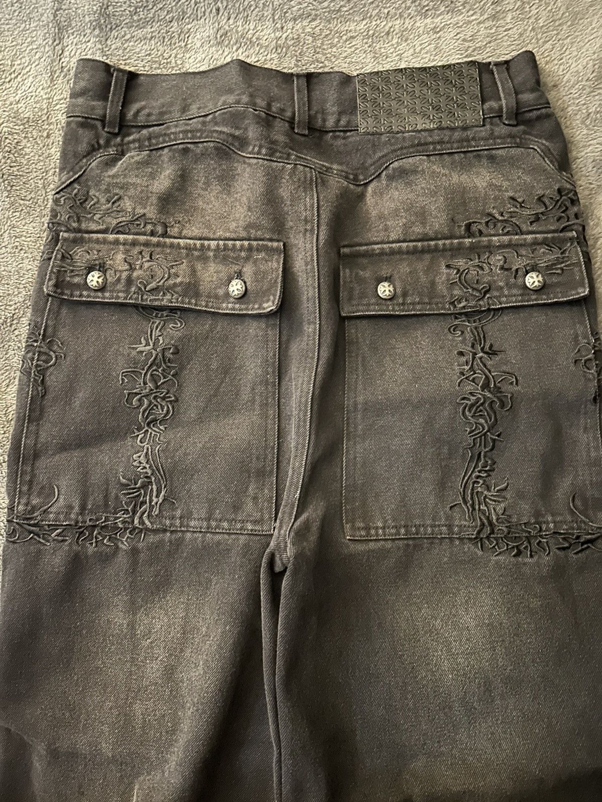 Vintage Davril Splatter Jeans Size US 32 / EU 48 - 3 Thumbnail